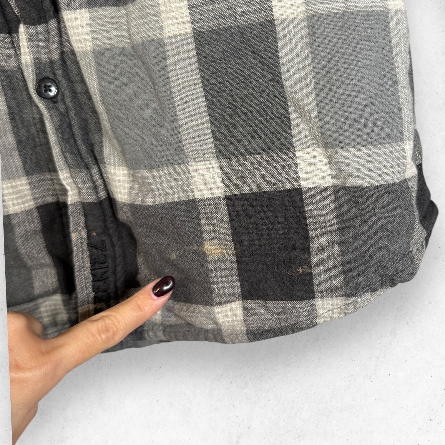 Ezekiel Ezekiel Long-Sleeve Shirt Men's Size S Black & Grey Plaid Size US S / EU 44-46 / 1 - 6 Thumbnail