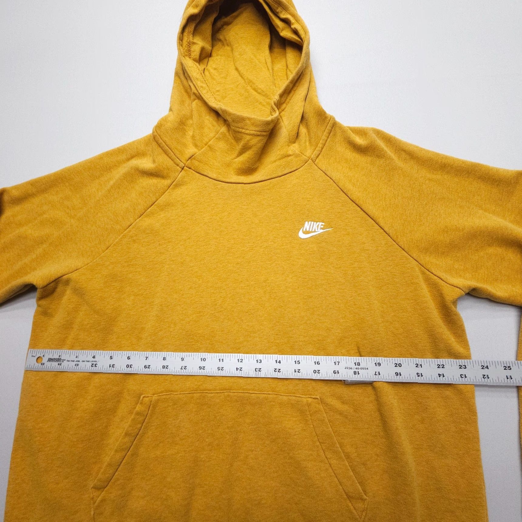 Nike Nike Sportswear Essential Funnel Neck Hoodie Mens XL Yellow Pullover Swoosh Size US XL / EU 56 / 4 - 6 Thumbnail