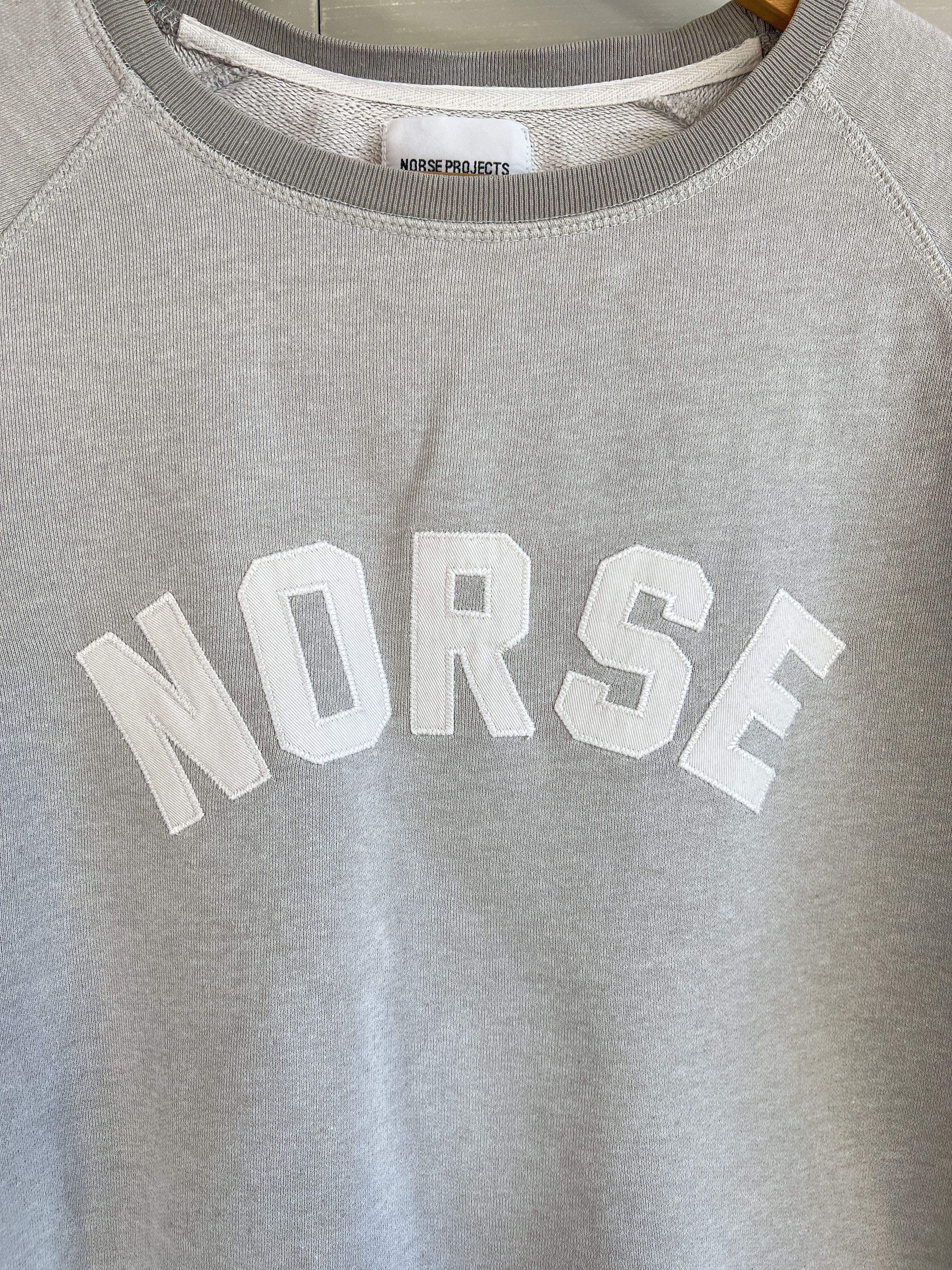 Norse Projects NORSE PROJECTS SWEATSHIRT GREY LOGO Size US M / EU 48-50 / 2 - 4 Thumbnail