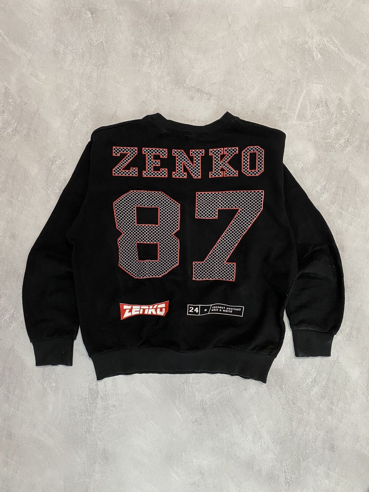 Band Tees 🧬 Vintage Sweater Zenko Skull Logo Printed Big Back Logo Size US S / EU 44-46 / 1 - 4 Thumbnail