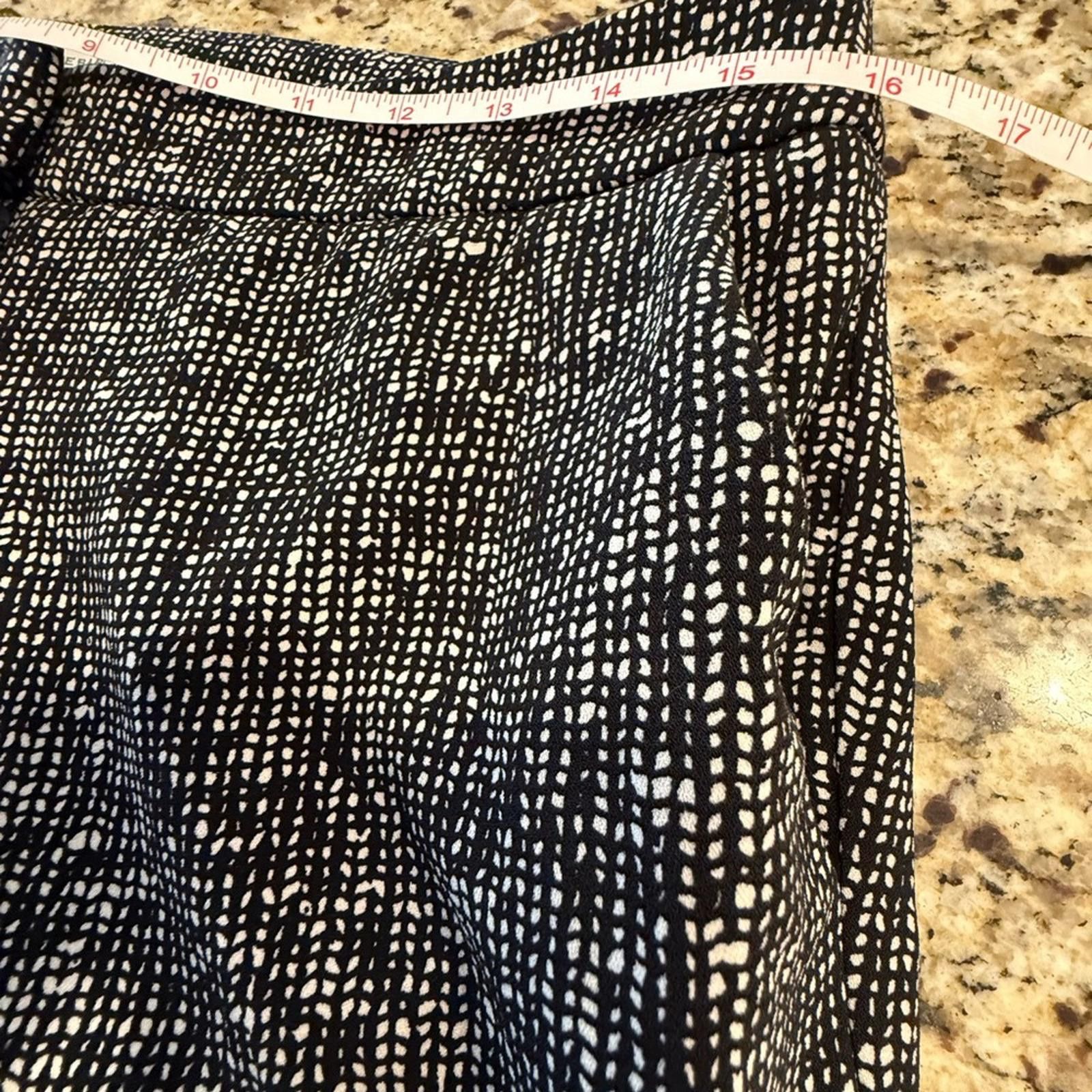 Other Katherine Barclay Montreal black white patterned pants SZ 8 Size 30" / US 8 / IT 44 - 9 Thumbnail