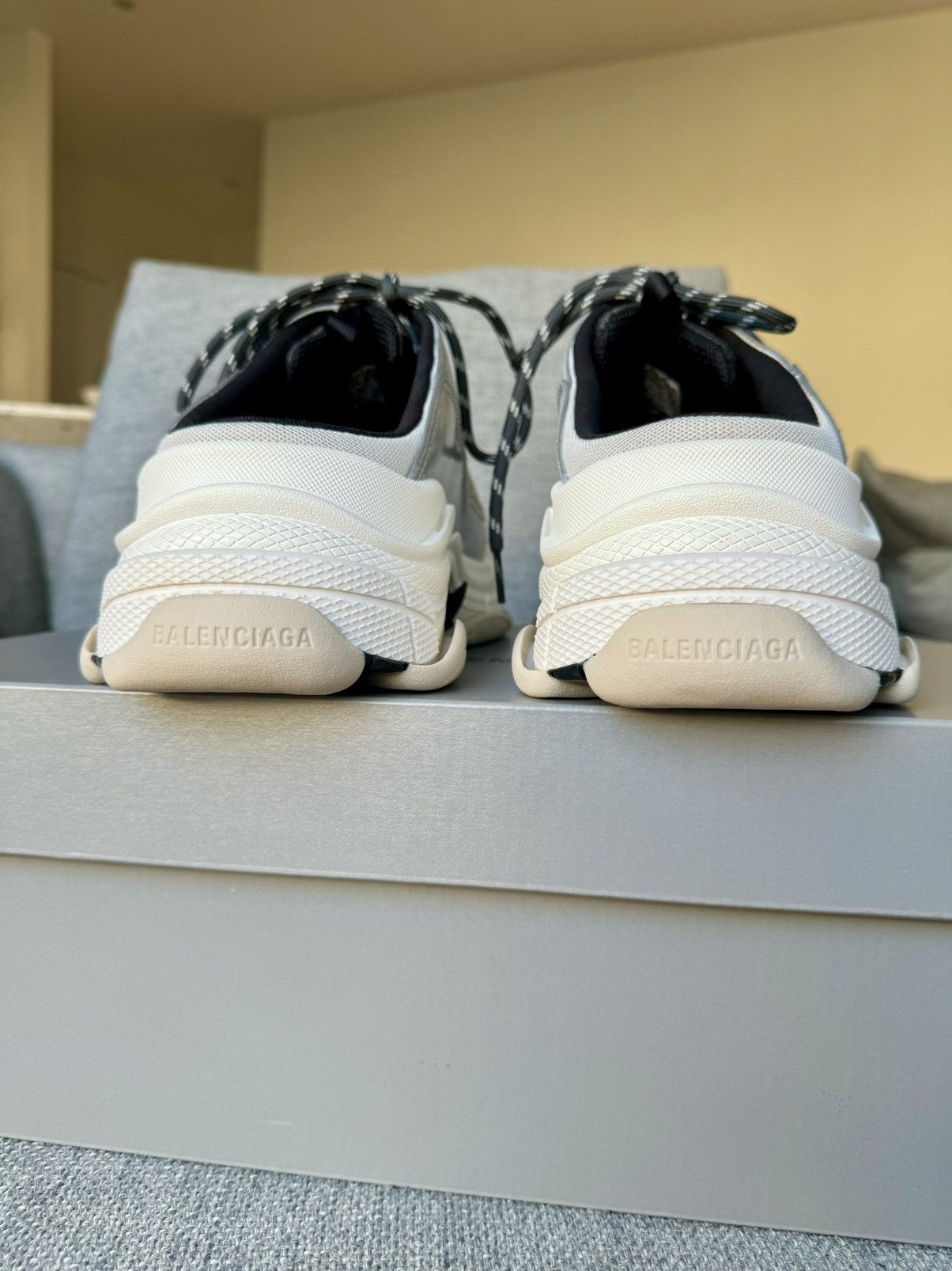 Balenciaga BALENCIAGA TRIPLE S MULE Size US 12 / EU 45 - 7 Thumbnail