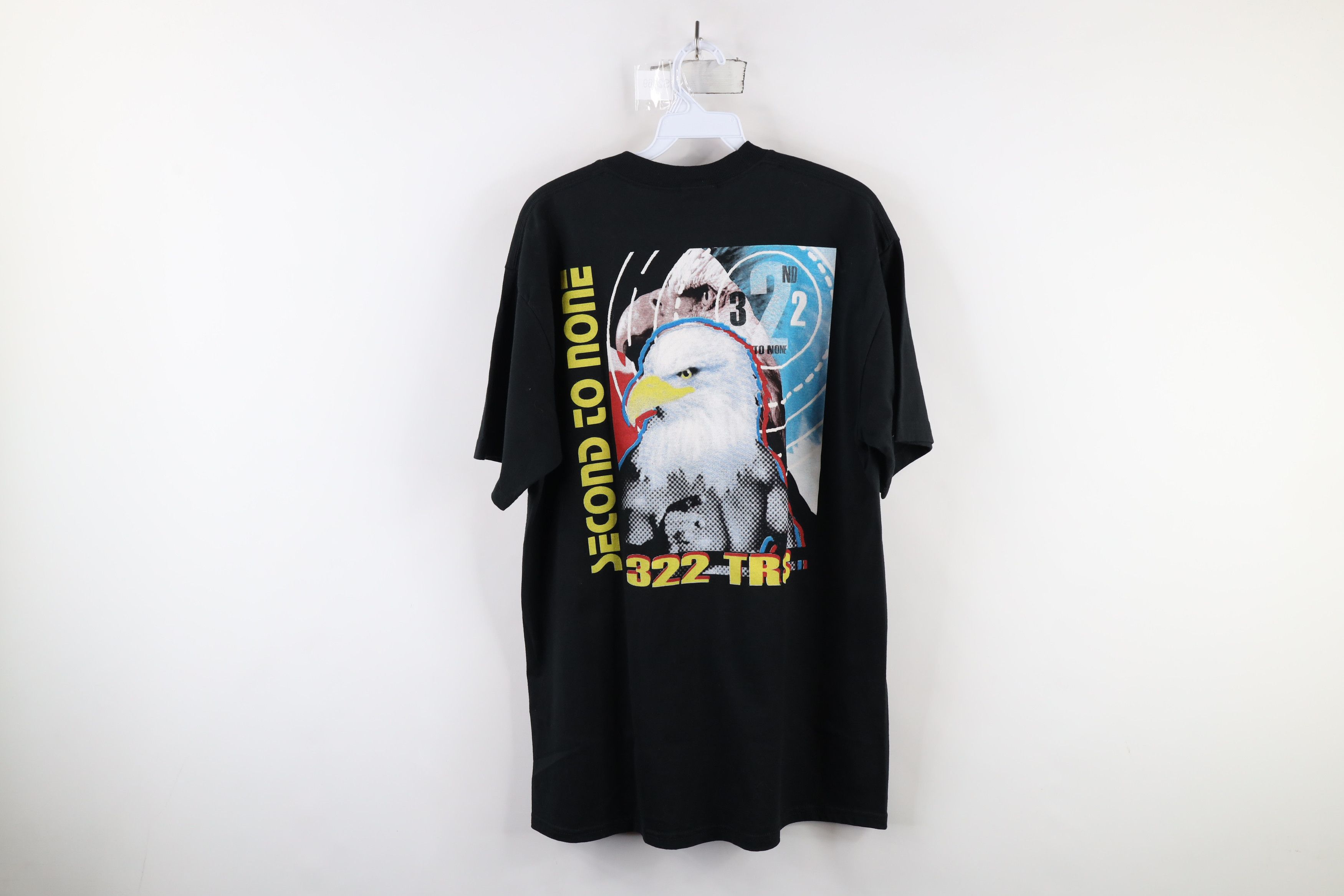 Vintage Vintage 90s Squadron 322 TRS Eagle Air Force T-Shirt Size US L / EU 52-54 / 3 - 9 Thumbnail