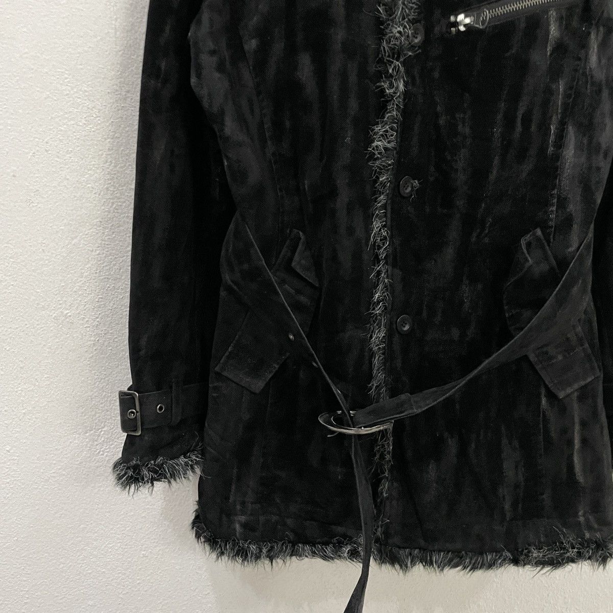 In The Attic Vintage In The Attic Avant Garde Sherpa Fleece Jacket Size US M / EU 48-50 / 2 - 3 Thumbnail