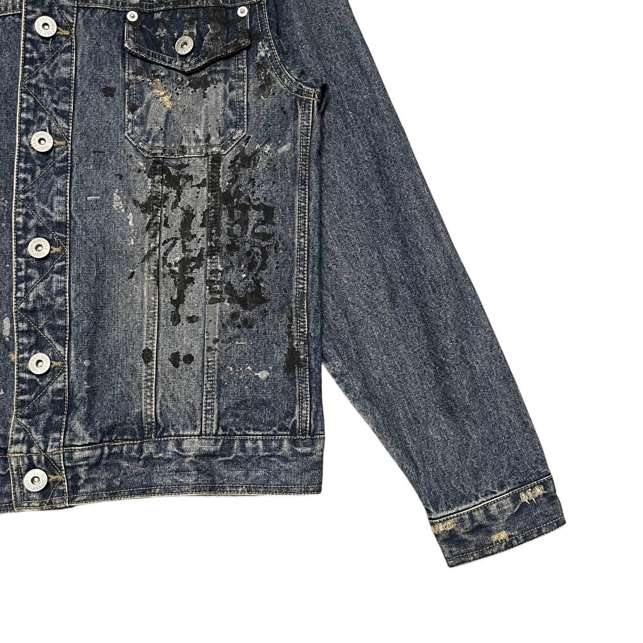 Japanese Brand Vintage Bad Boy USA Denim Jacket Distressed Style Size US M / EU 48-50 / 2 - 4 Thumbnail