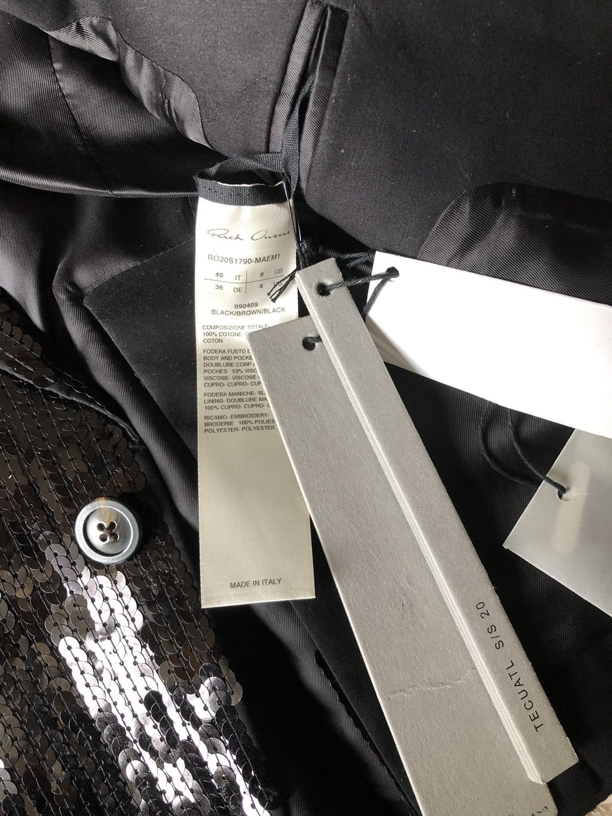 Rick Owens Rick Owens Sequined neuetec 60cm Size S / US 4 / IT 40 - 4 Thumbnail