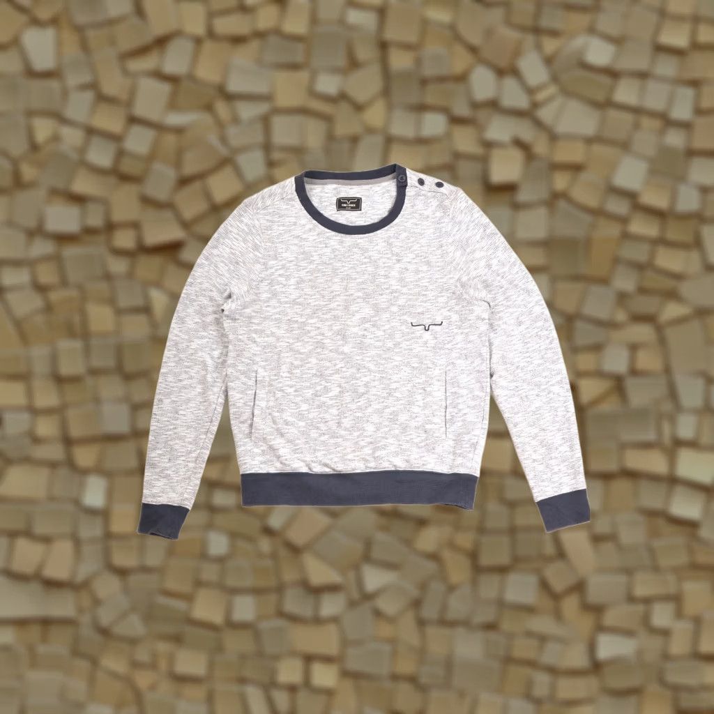 Vintage Kimes Ranch Sweatshirt Pullover Cotton Blend Size S Women Blue Size S / US 4 / IT 40 - 1 Thumbnail