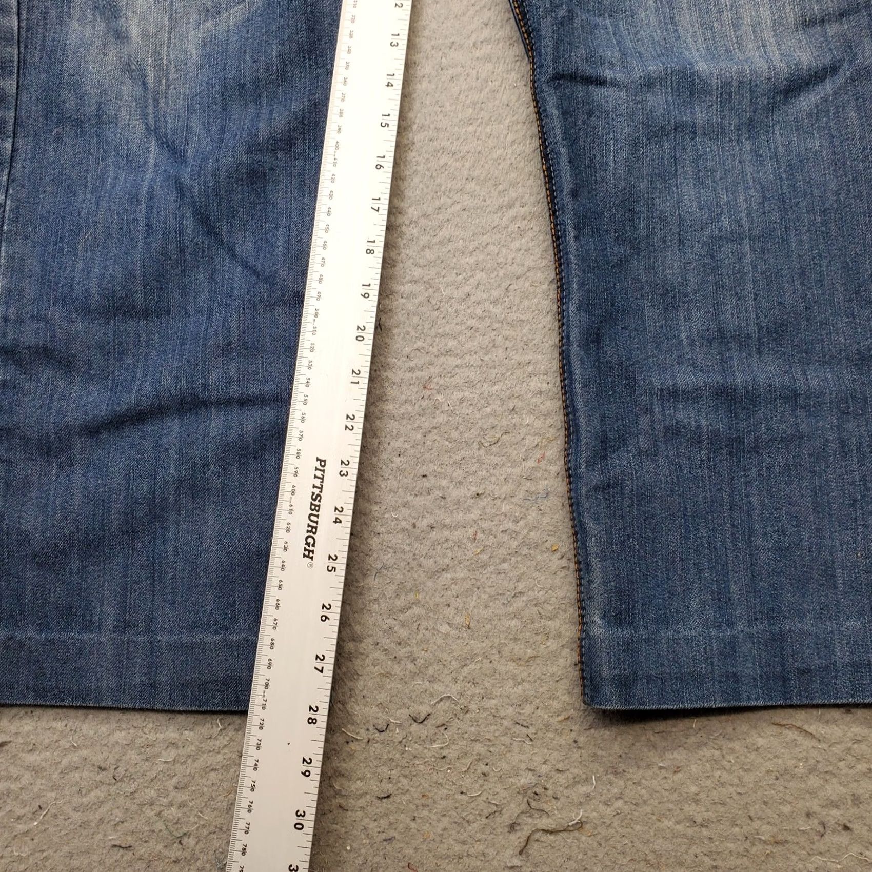 Vintage Blue Rag Bootcut Jeans Mens 38 Blue Denim Medium Wash 5-Pocket Design Streetwear Jeans Size US 38 / EU 54 - 4 Thumbnail