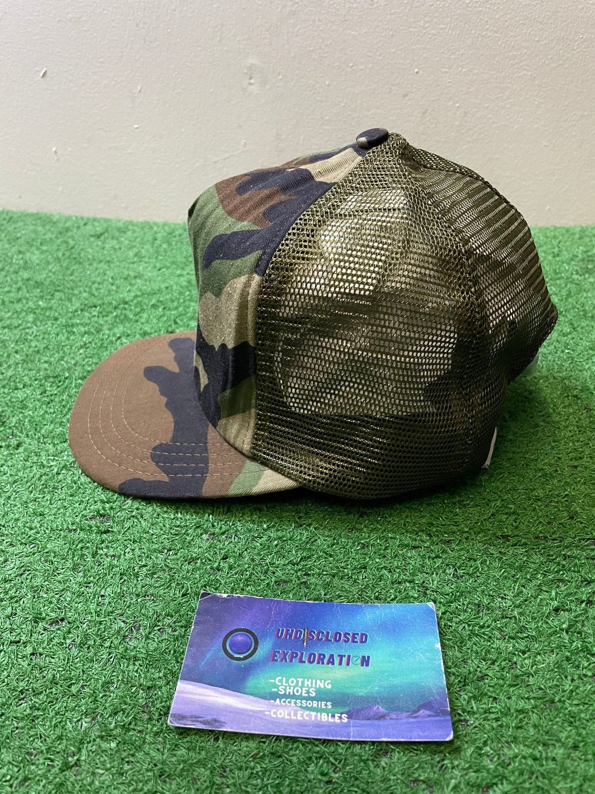 Vintage Vintage 1980s camo hat Size ONE SIZE - 3 Thumbnail