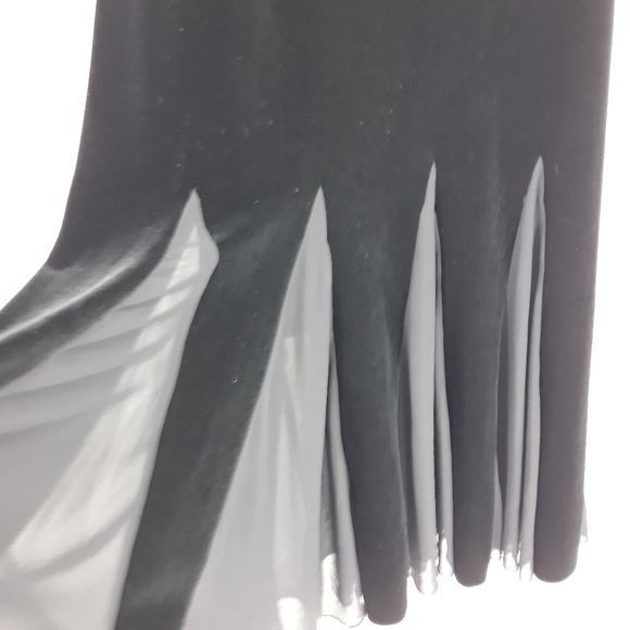 Alex Evenings 80's Alex Evenings Witchy Black Velour Maxi Dress Sz 10 Shee Size L / US 10 / IT 46 - 6 Thumbnail