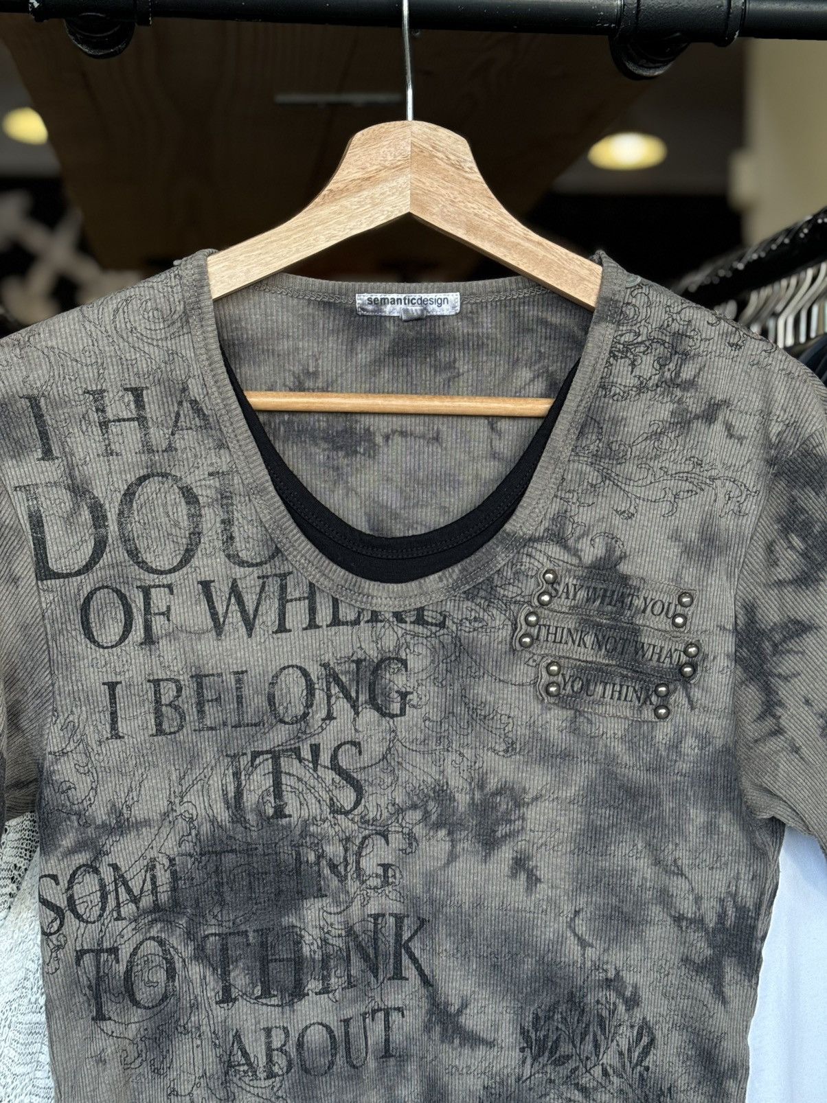 Japanese Brand Semantic Design Punk Riot Poem Tees Size US L / EU 52-54 / 3 - 3 Thumbnail