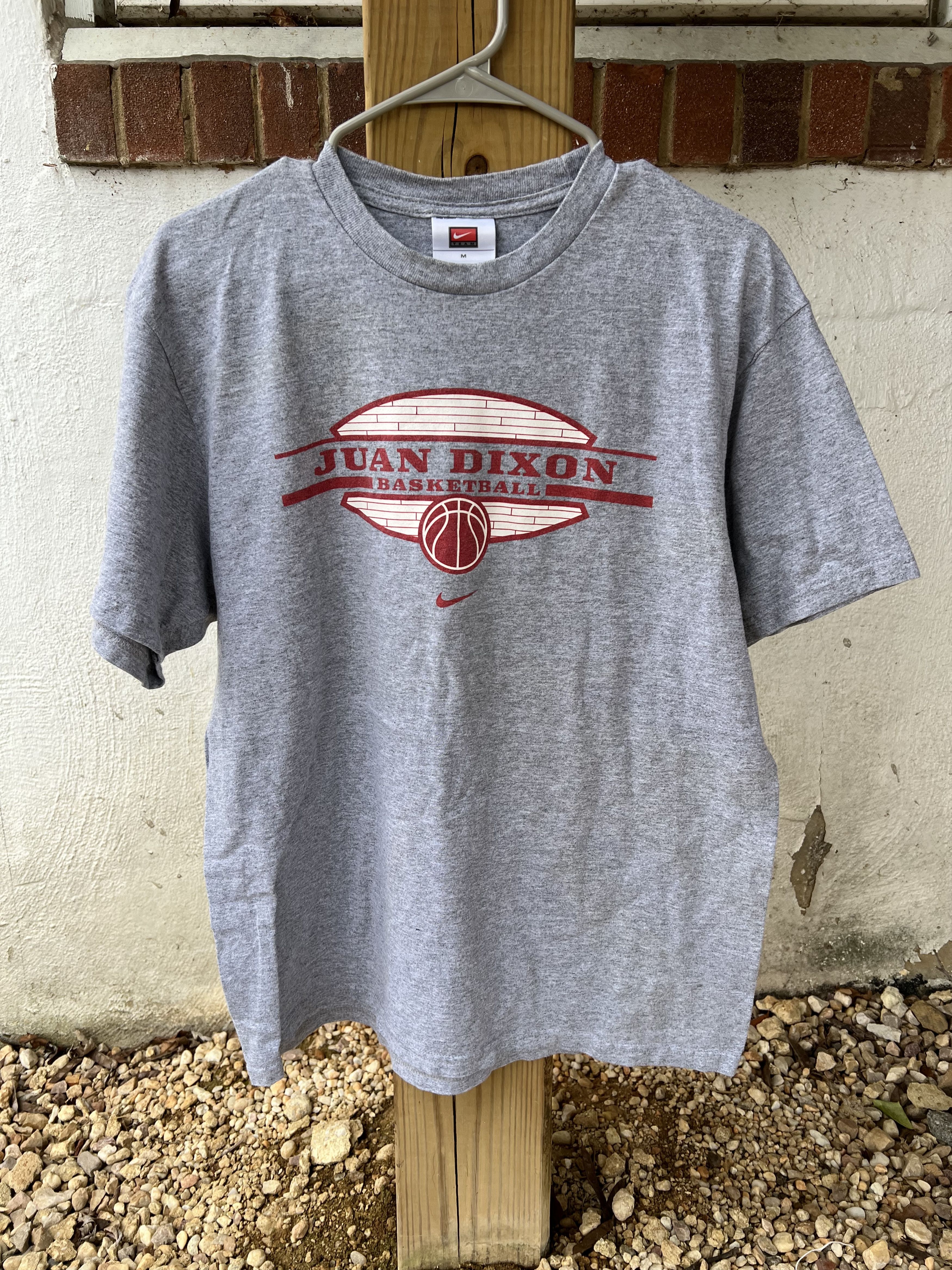Nike Vintage Juan Dixon Basketball Tee / Silver Tag Size US M / EU 48-50 / 2 - 2 Thumbnail