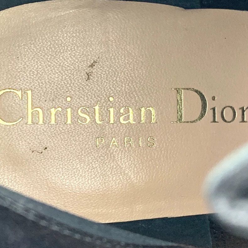 Dior Dior Christian Dior Black Leather High Heel Ankle Boots-25 Size US 8 / IT 38 - 7 Thumbnail