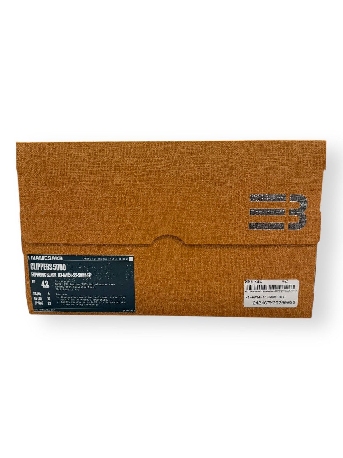 NAMESAKE Clippers 5000 Pony Hair Sneakers, Sz 42, Euphoric Black Size US 9.5 / EU 42-43 - 7 Thumbnail