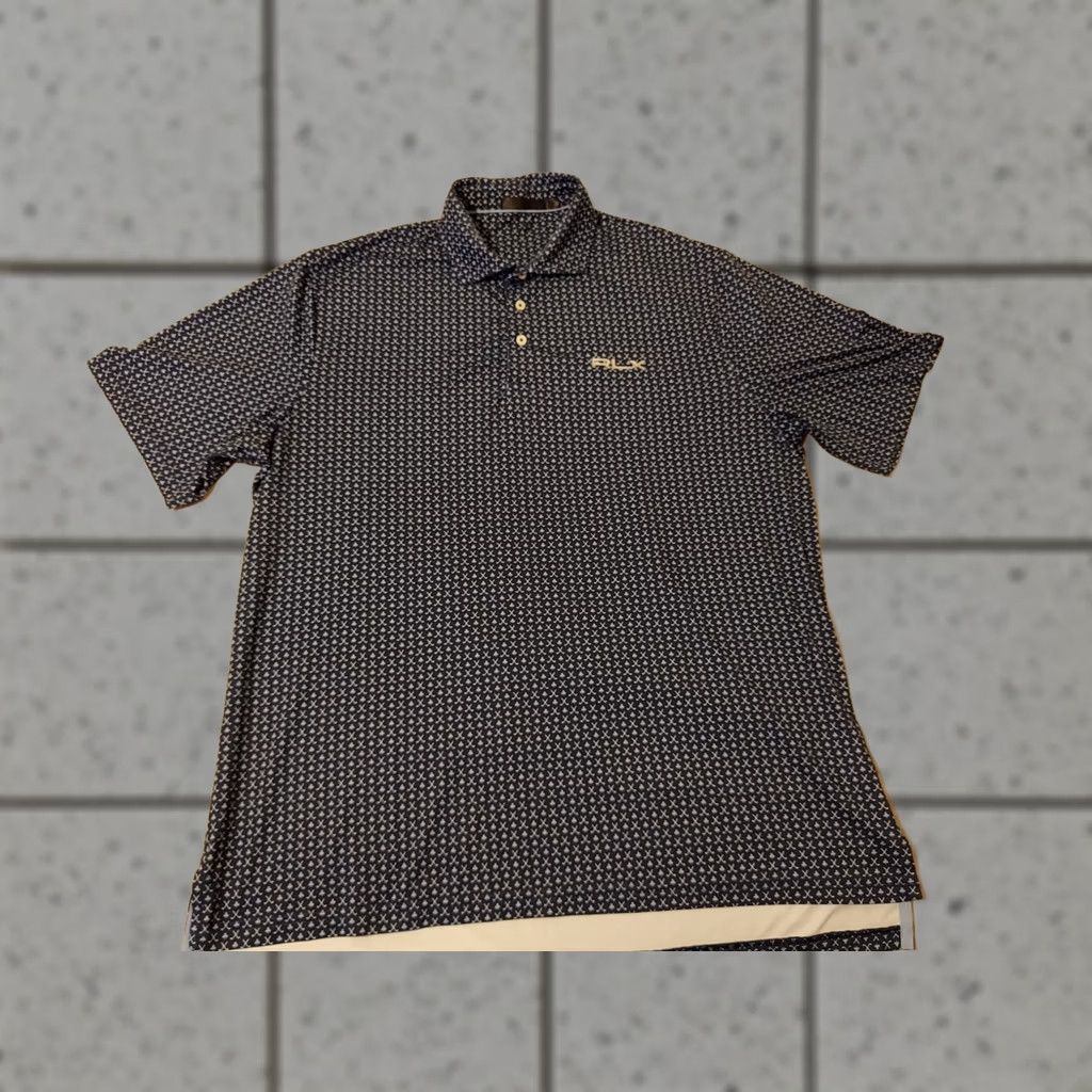Vintage Mens RLX Polo Ralph Lauren Shirt XL Navy Blue Performance Athletic Golf Size US XL / EU 56 / 4 - 1 Thumbnail