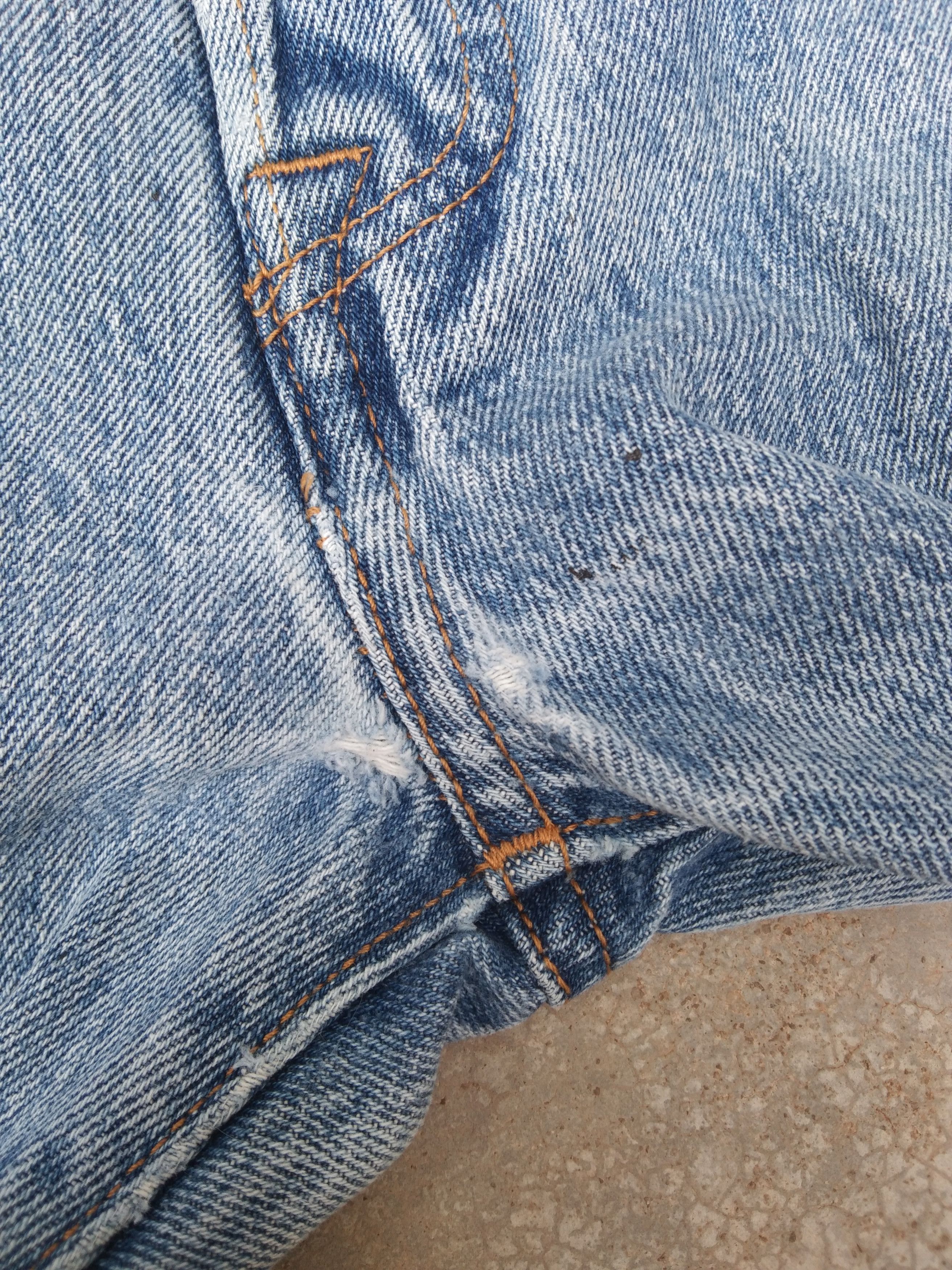 Levi's × Vintage Vintage Levis 501 Painter Distressed Jeans 30x29 Size US 30 / EU 46 - 6 Thumbnail