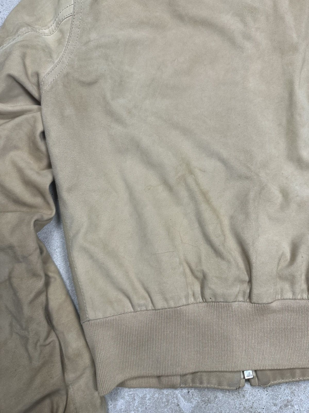 Dolce & Gabbana 2000s Dolce & Gabbana Suede Leather Bomber Jacket Hooded Size S / US 4 / IT 40 - 22 Thumbnail