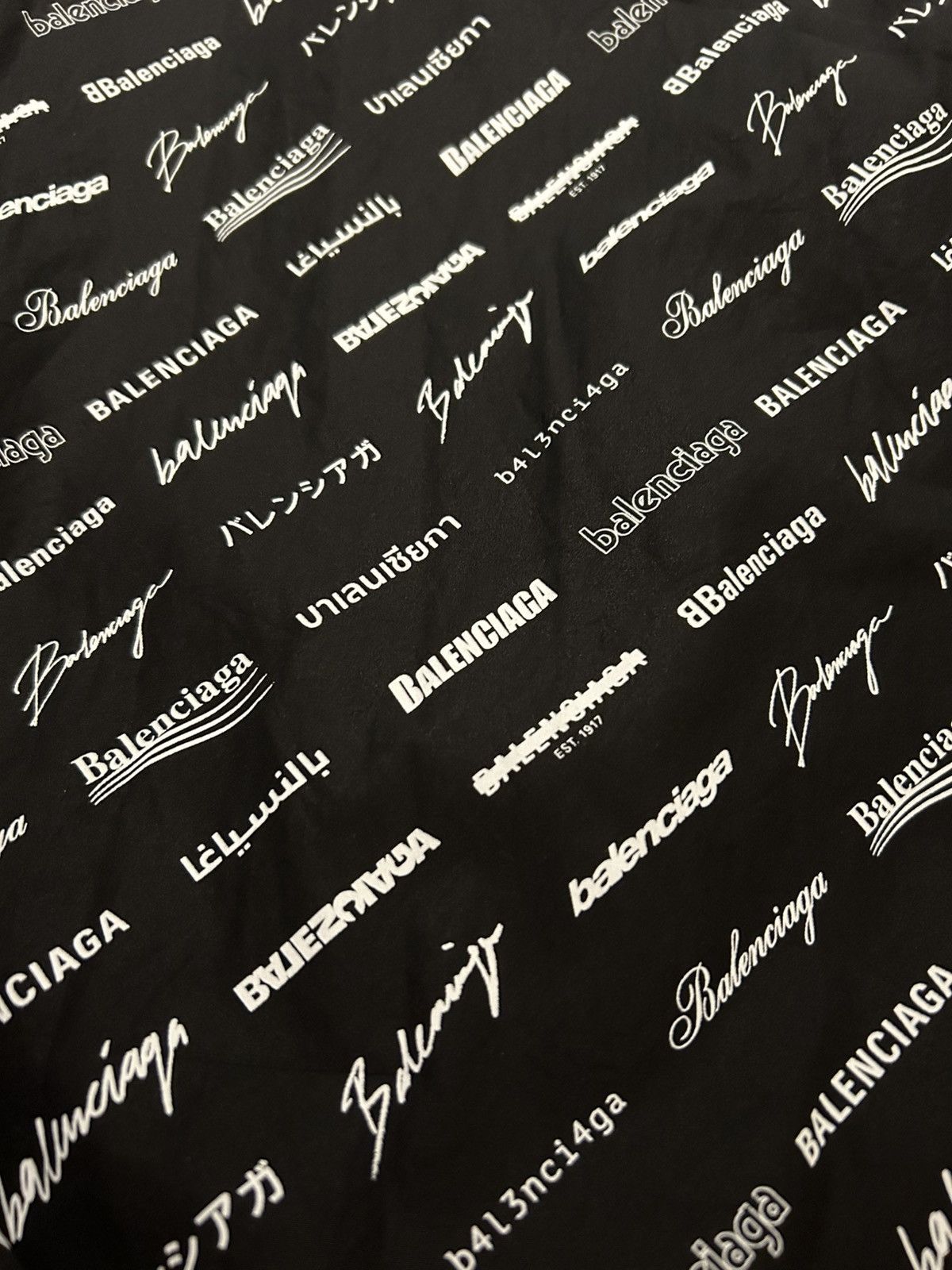 Balenciaga Balenciaga Button Up Long Sleeve Shirt Logo Print Size US XXS / EU 40 - 5 Thumbnail