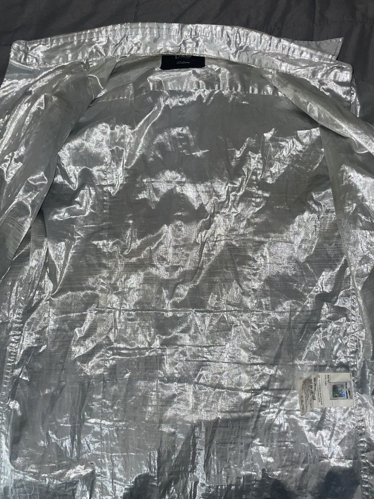 Dolce & Gabbana D&G "Metallic Silver" Dress Shirt Size US S / EU 44-46 / 1 - 14 Thumbnail
