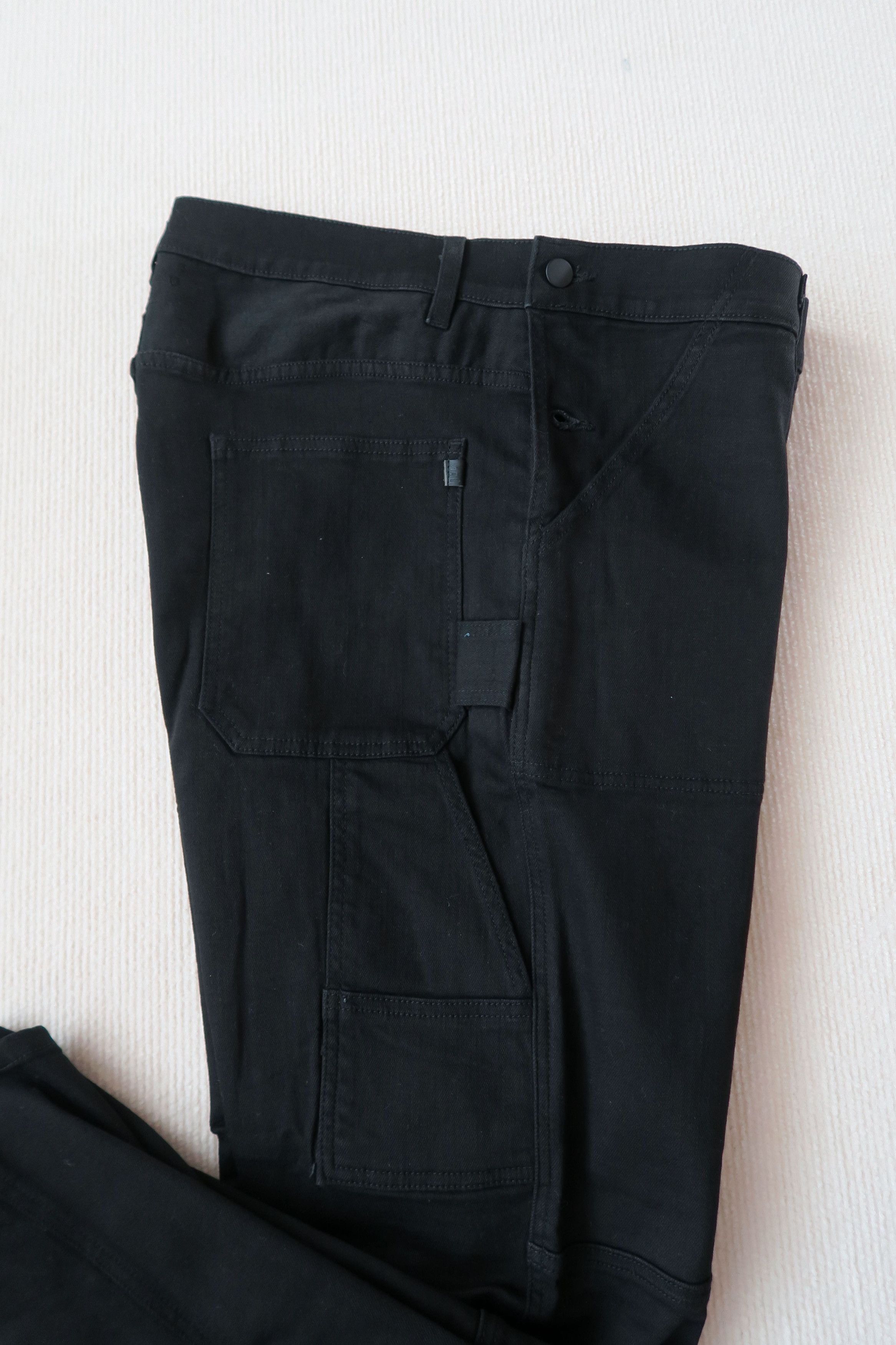 OAK Oak NYC Drop Crotch Stretch Cropped Denim Pants Size US 34 / EU 50 - 16 Thumbnail