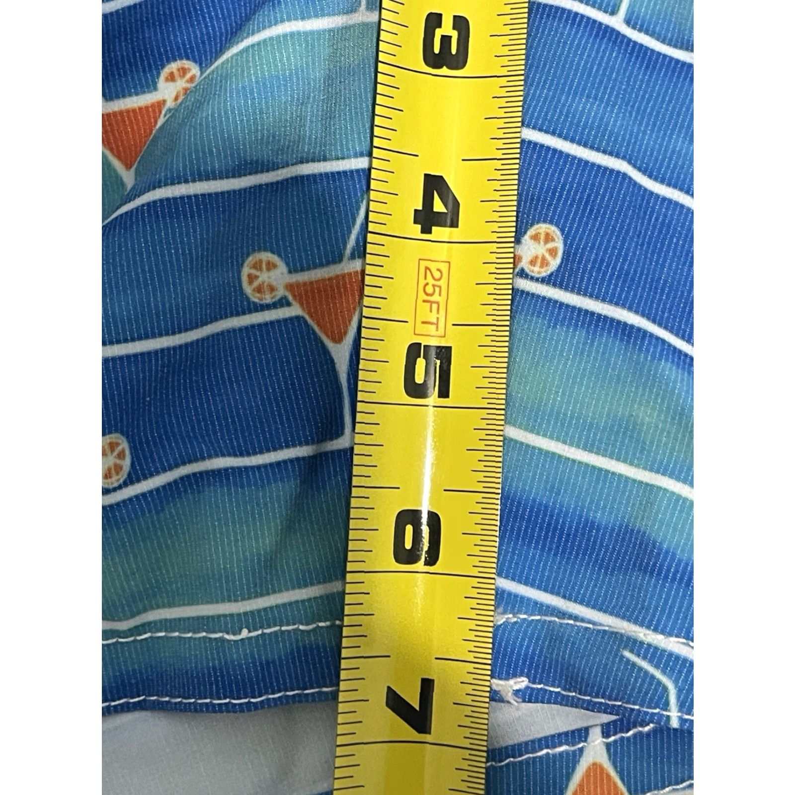 johnnie-O johnnie-O Surf Shorts Bottom XL Happy Hour Marlin Blue 6.5" Inseam Mens Swim Shorts Size US 36 / EU 52 - 3 Thumbnail