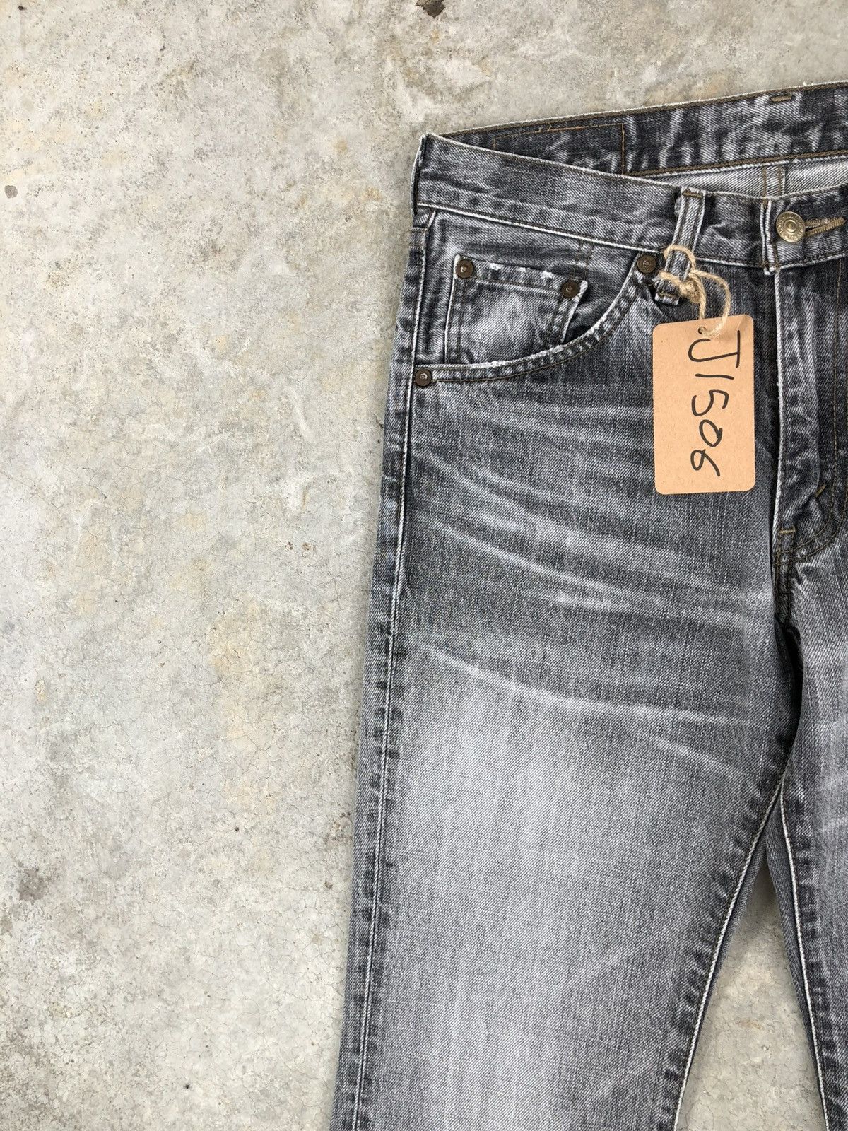 If Six Was Nine Levis 517 Flared Jeans Bootcut Distressed Jeans Size US 29 - 4 Thumbnail