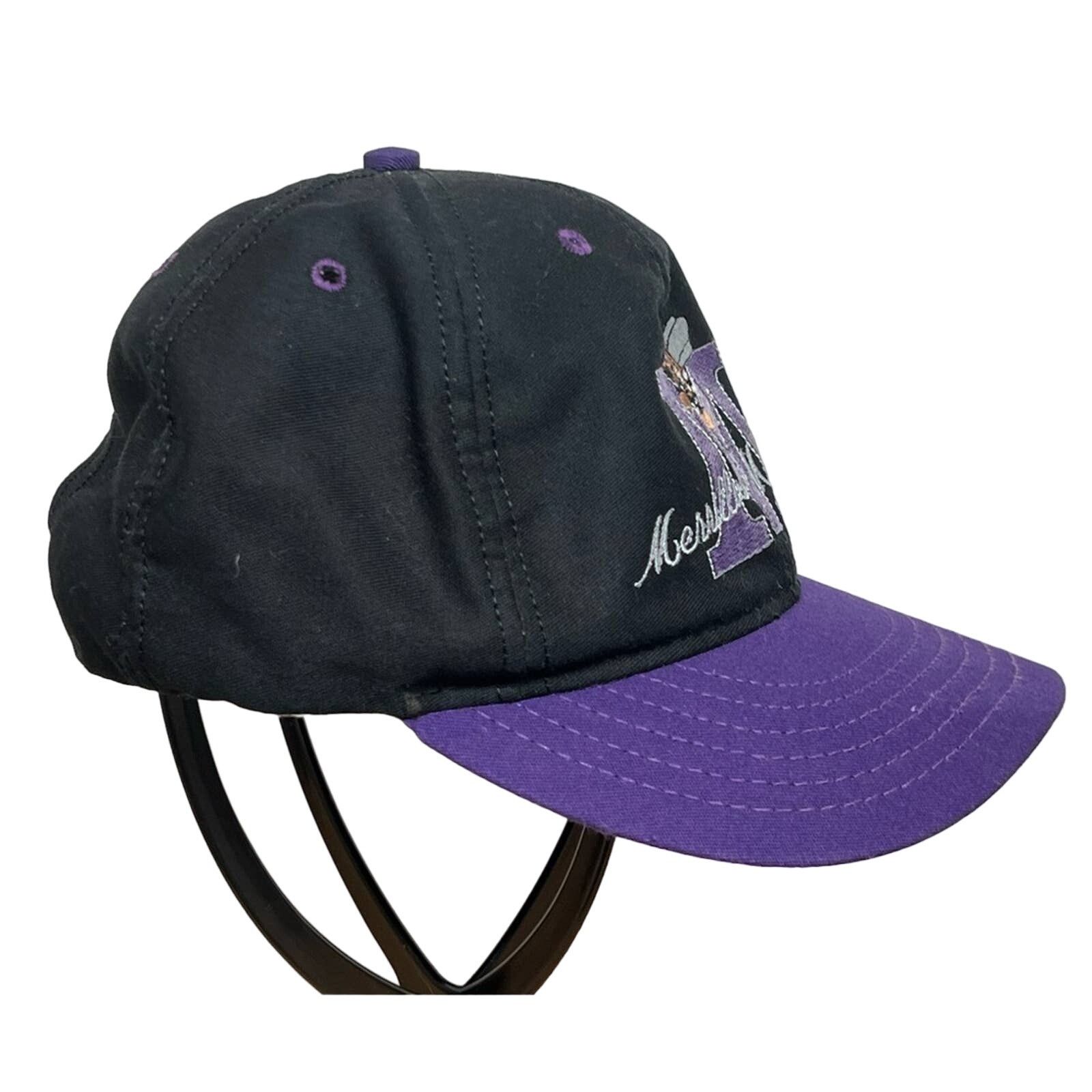 Vintage VINTAGE 1995 Merrillville Muddogs Game Hat Cap Made In USA Size ONE SIZE - 3 Thumbnail
