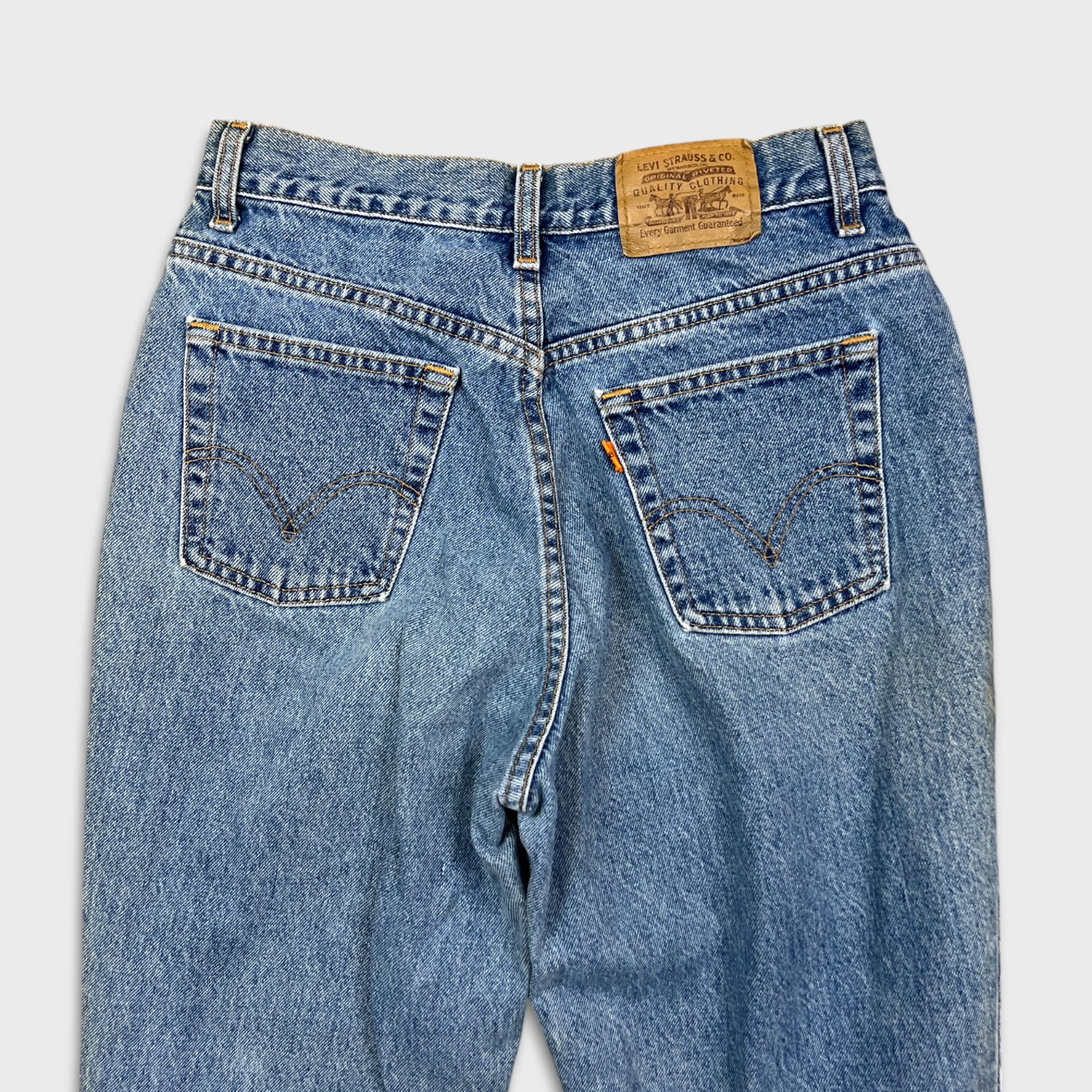 Levi's × Vintage Vintage 90s Levi's Orange Tab Jeans 28x32 Tapered Mens Denim Size US 28 / EU 44 - 8 Thumbnail