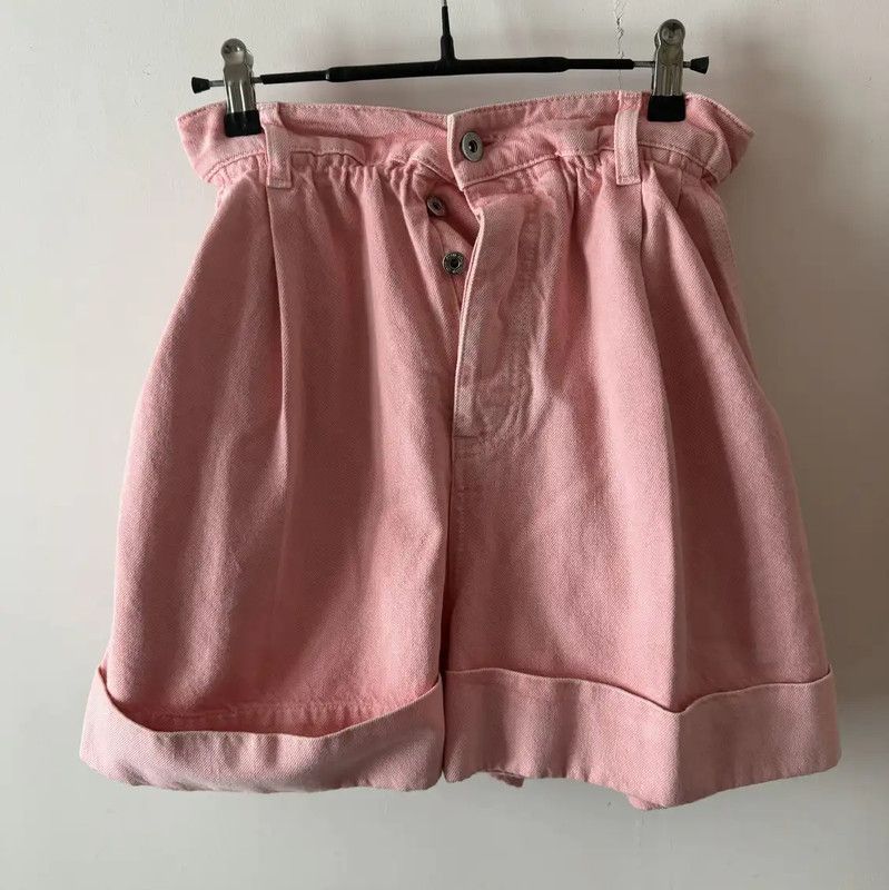 Miu Miu Miu Miu Pink Cotton Women's Shorts 0089 Size 23" - 1 Thumbnail