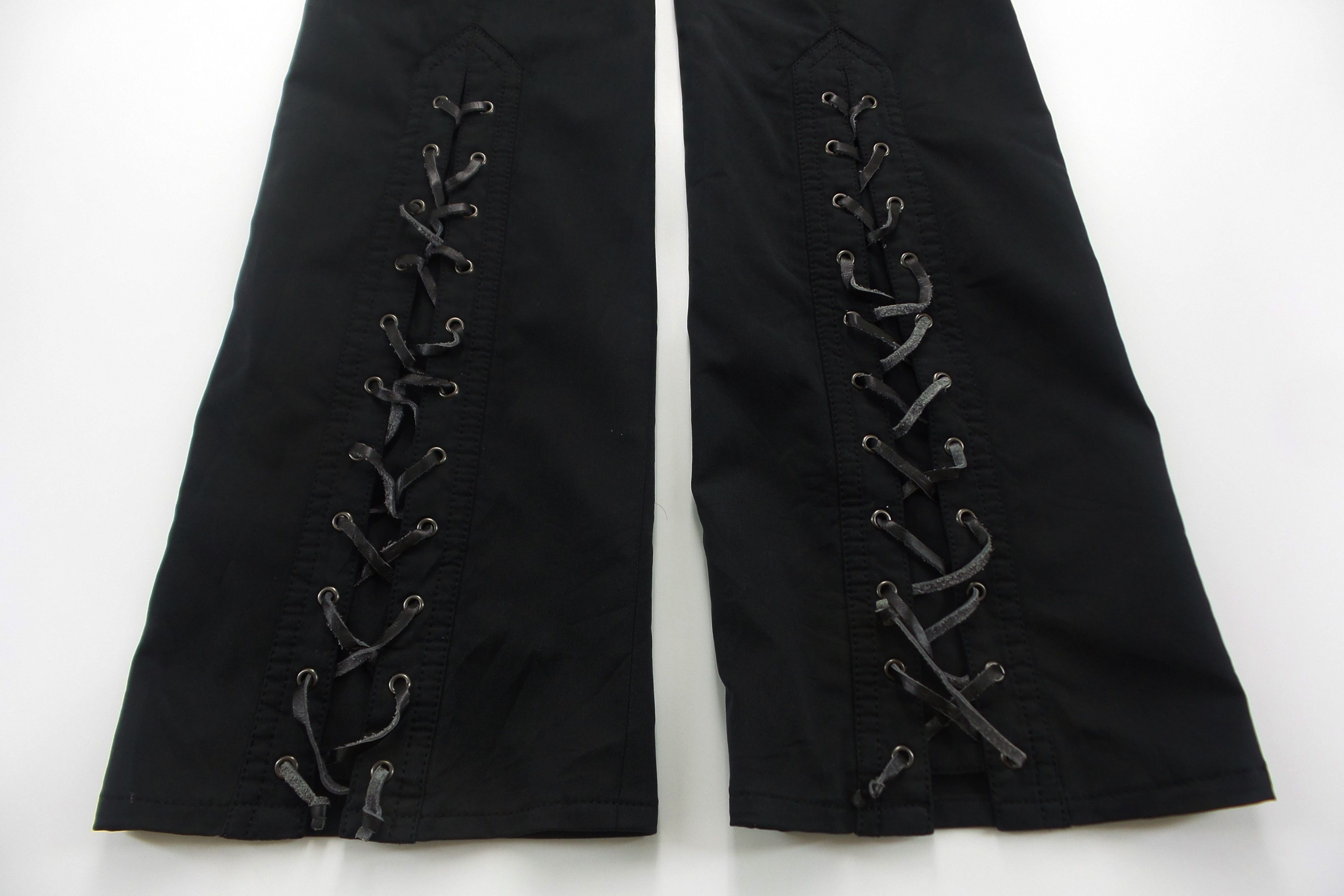 Designer × Japanese Brand × Le Grande Bleu (L.G.B.) Novespazio by Noboru Yamafuji Braided Flare Pants W28xL37.5 Size US 28 / EU 44 - 10 Thumbnail