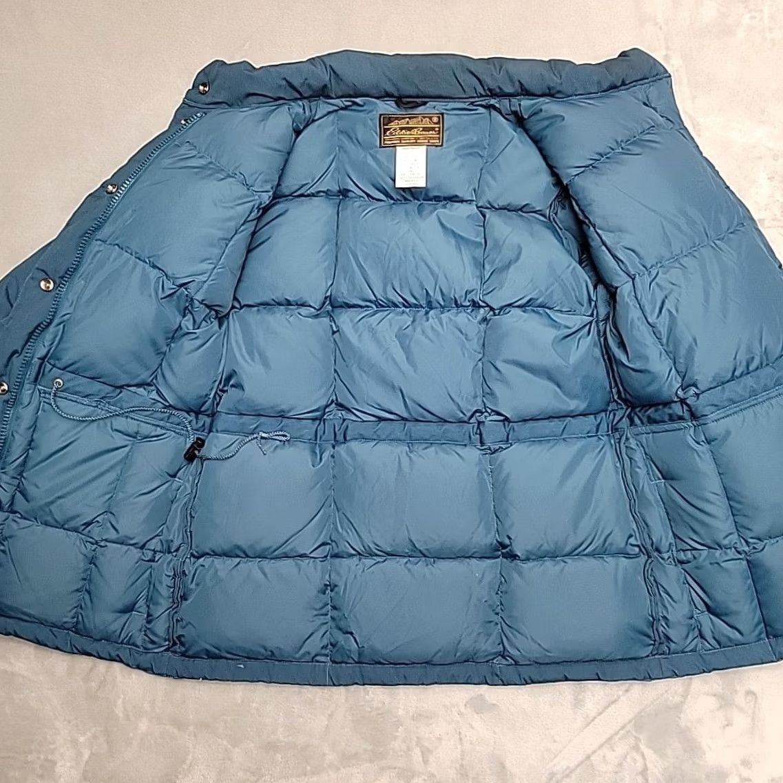 Eddie Bauer VINTAGE Eddie Bauer Goose Down Jacket Men XS Teal Green Hooded Puffer Parka Coat Size US XS / EU 42 / 0 - 7 Thumbnail