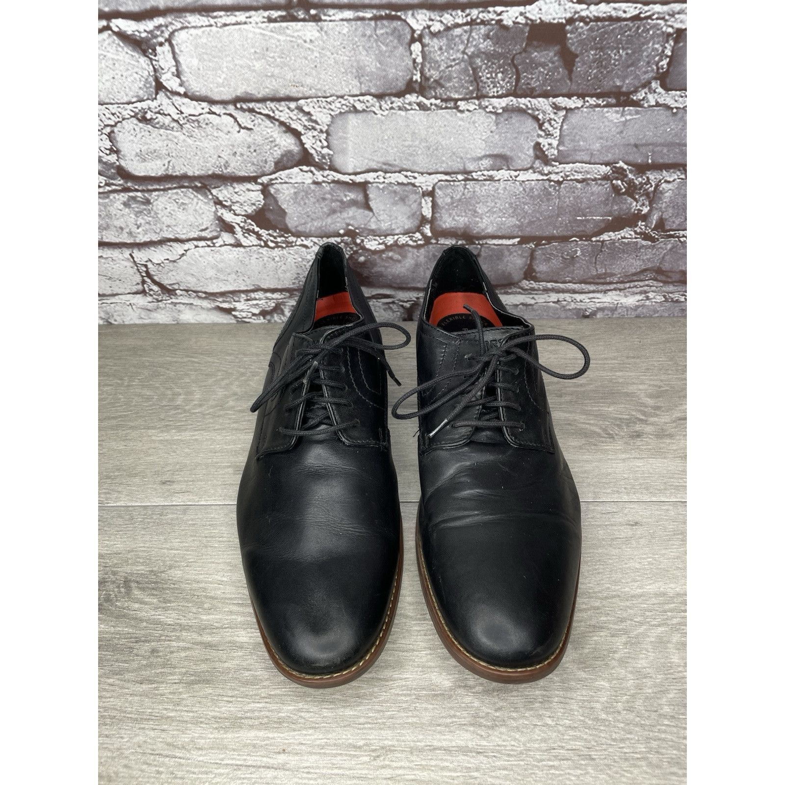 Rockport Rockport Trutech Black Leather Oxfords Brown Casual Shoes Me Size US 10 / EU 43 - 19 Thumbnail