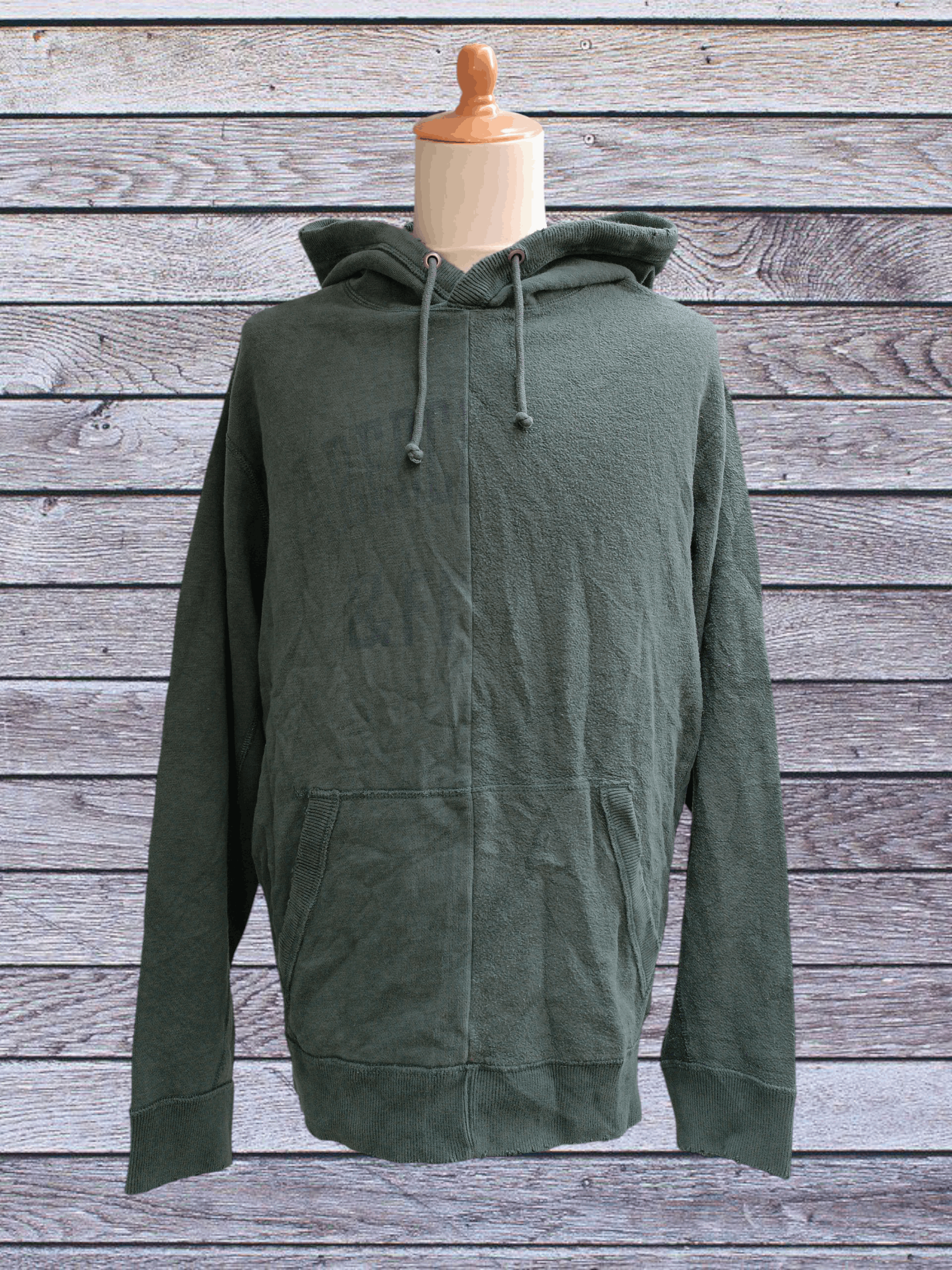 Abercrombie & Fitch Abercrombie Fitch Heavyweight Thermal Hoodie in Dark Green Size US M / EU 48-50 / 2 - 1 Thumbnail