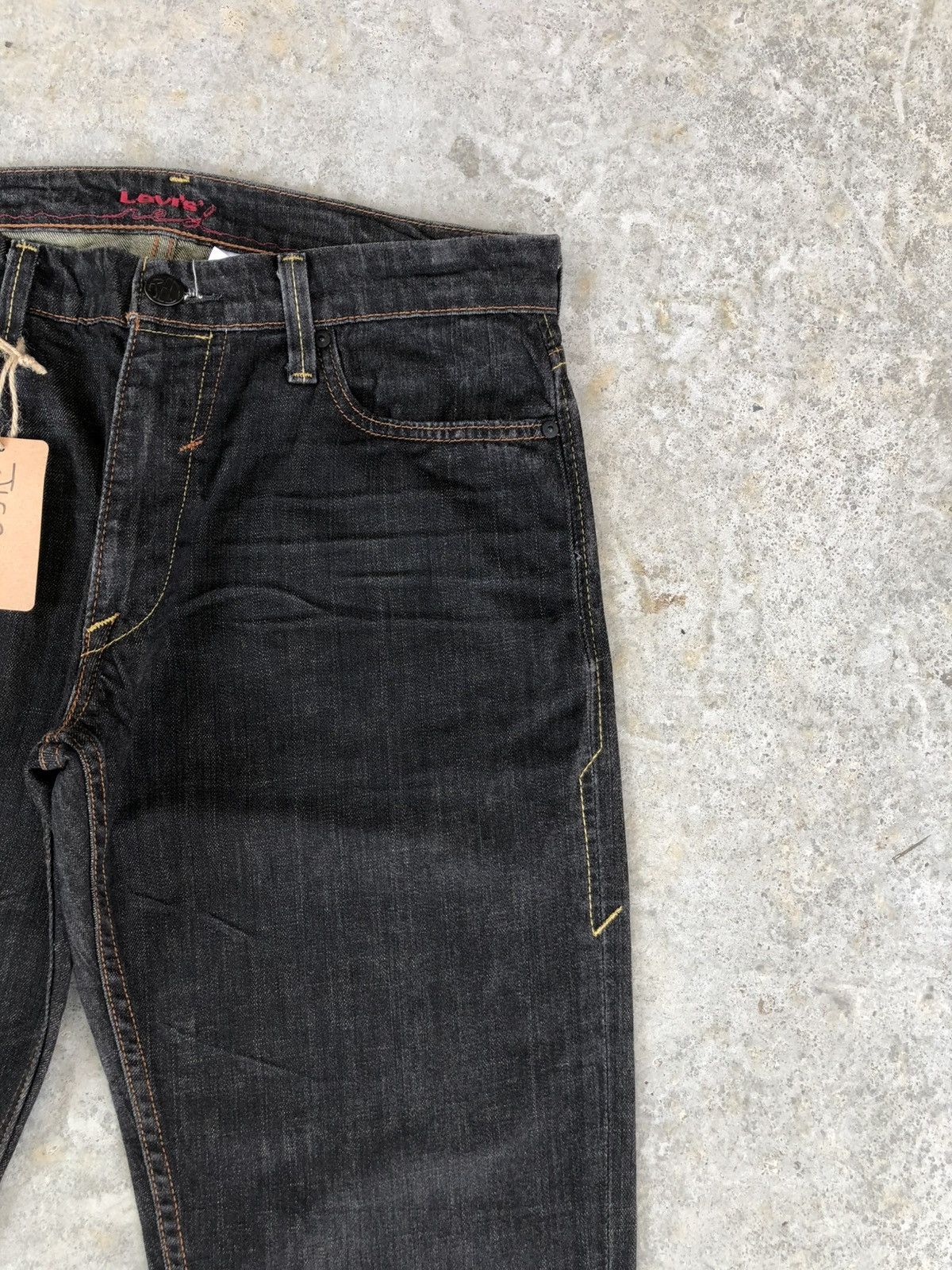 If Six Was Nine Y2k Levi’s Flared Jeans Low Boot Distressed Jeans Size US 33 - 5 Thumbnail