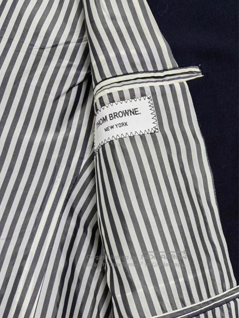 Thom Browne Thom Browne size 2 Blazers Navy Blue Size 40S - 4 Thumbnail
