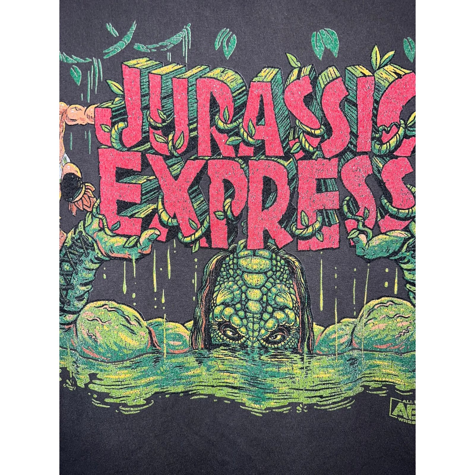 Hanes AEW Wrestling Shirt Jurassic Express Graphic Monster Tee L Size US L / EU 52-54 / 3 - 4 Thumbnail