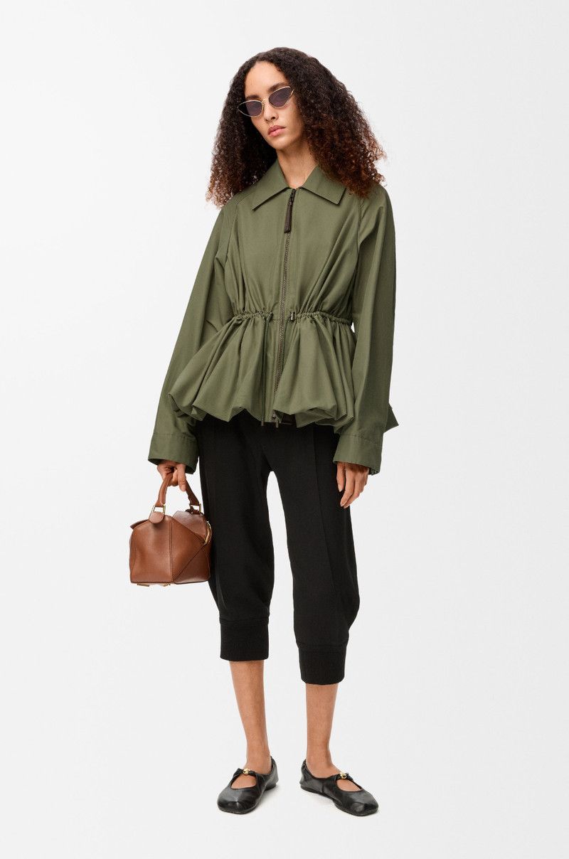 Loewe o1in1g0426 Jacket in Khaki Green Size XL / US 12-14 / IT 48-50 - 2 Thumbnail