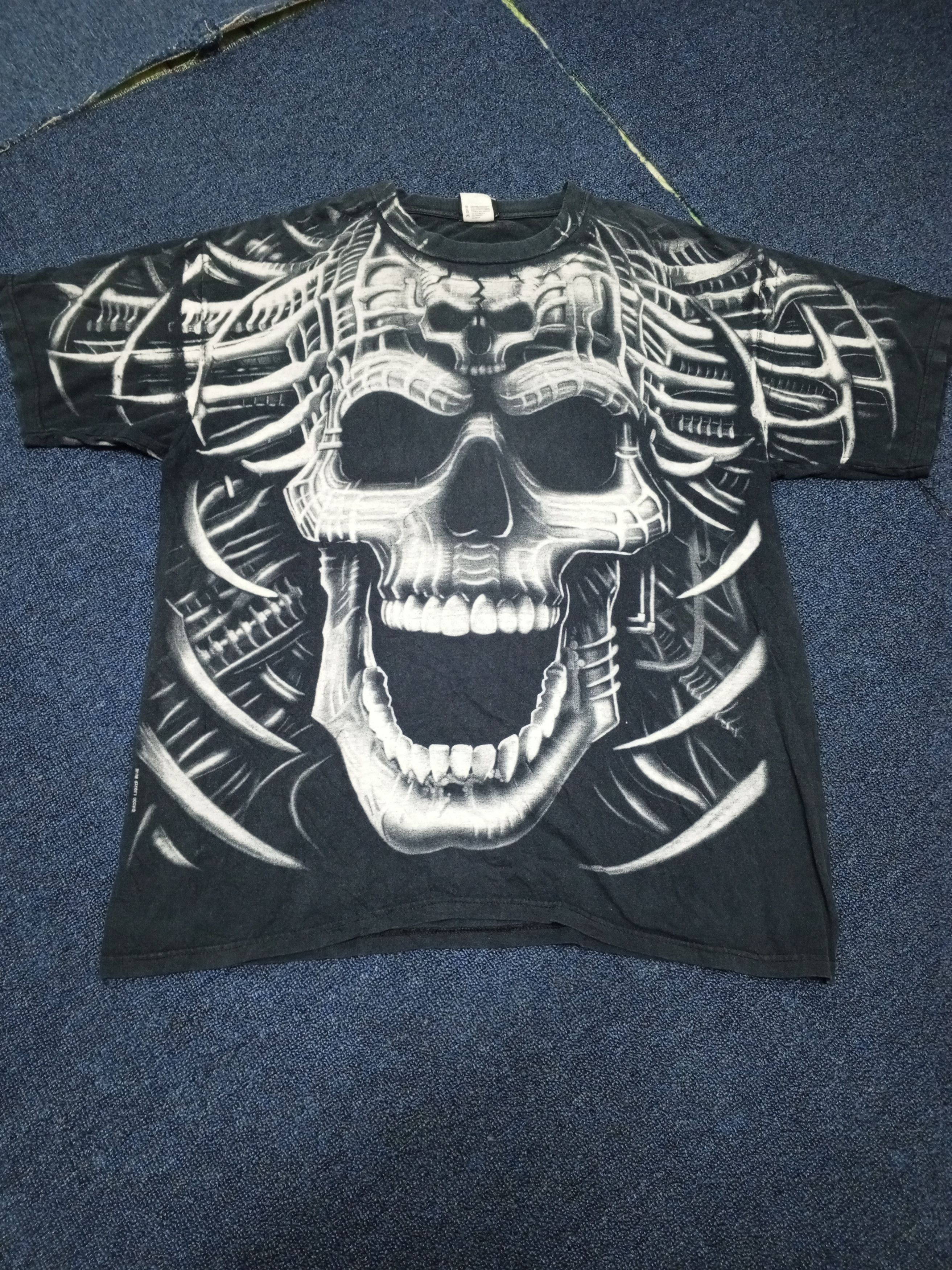 Liquid Blue Y2K VINTAGE 2000 OVP PRINT LIQUID BLUE Size US XL / EU 56 / 4 - 1 Thumbnail