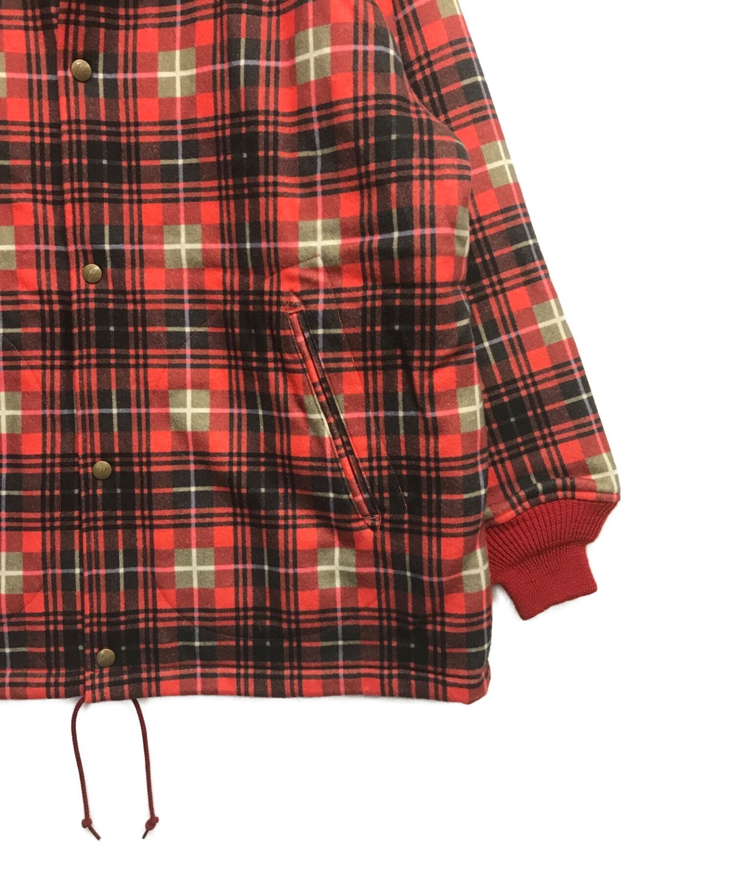 Needles Neeldes Shadow Plaid Oversized Coach Jacket Size US S / EU 44-46 / 1 - 4 Thumbnail
