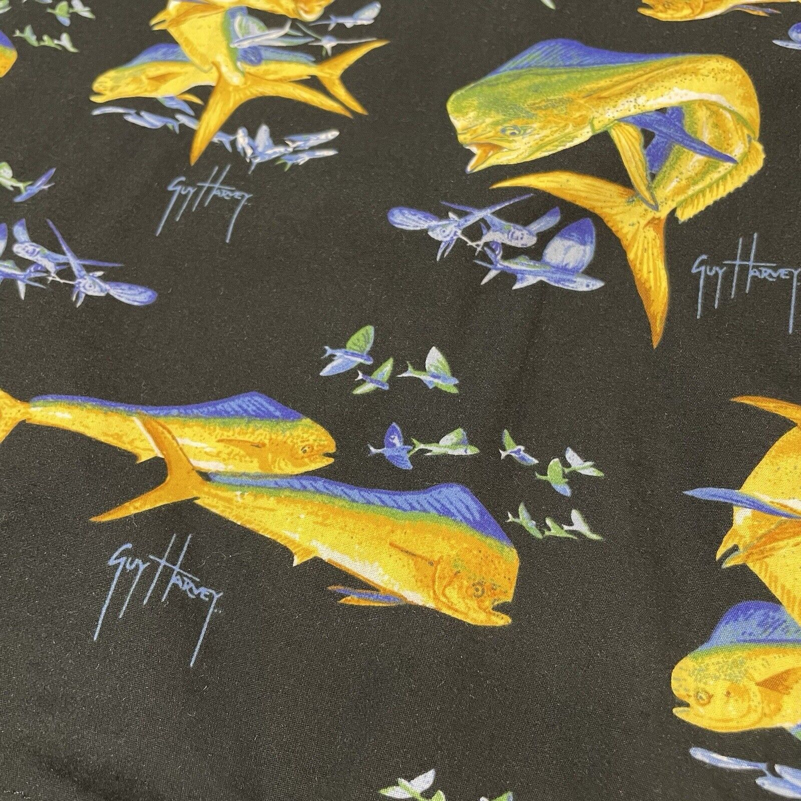 Guy Harvey Guy Harvey Men’s Hawaiian Fishing Shirt Mahi Fish Print 3XL Size US XXL / EU 58 / 5 - 3 Thumbnail