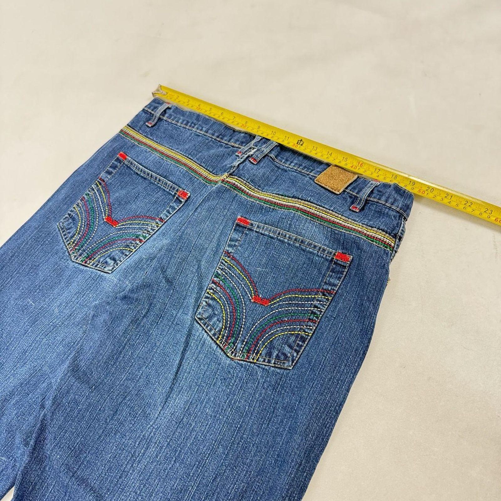 Ecko Unltd. × JNCO × Vintage Vintage y2k embroidered skater baggy wide leg faded jeans Size US 38 / EU 54 - 5 Thumbnail
