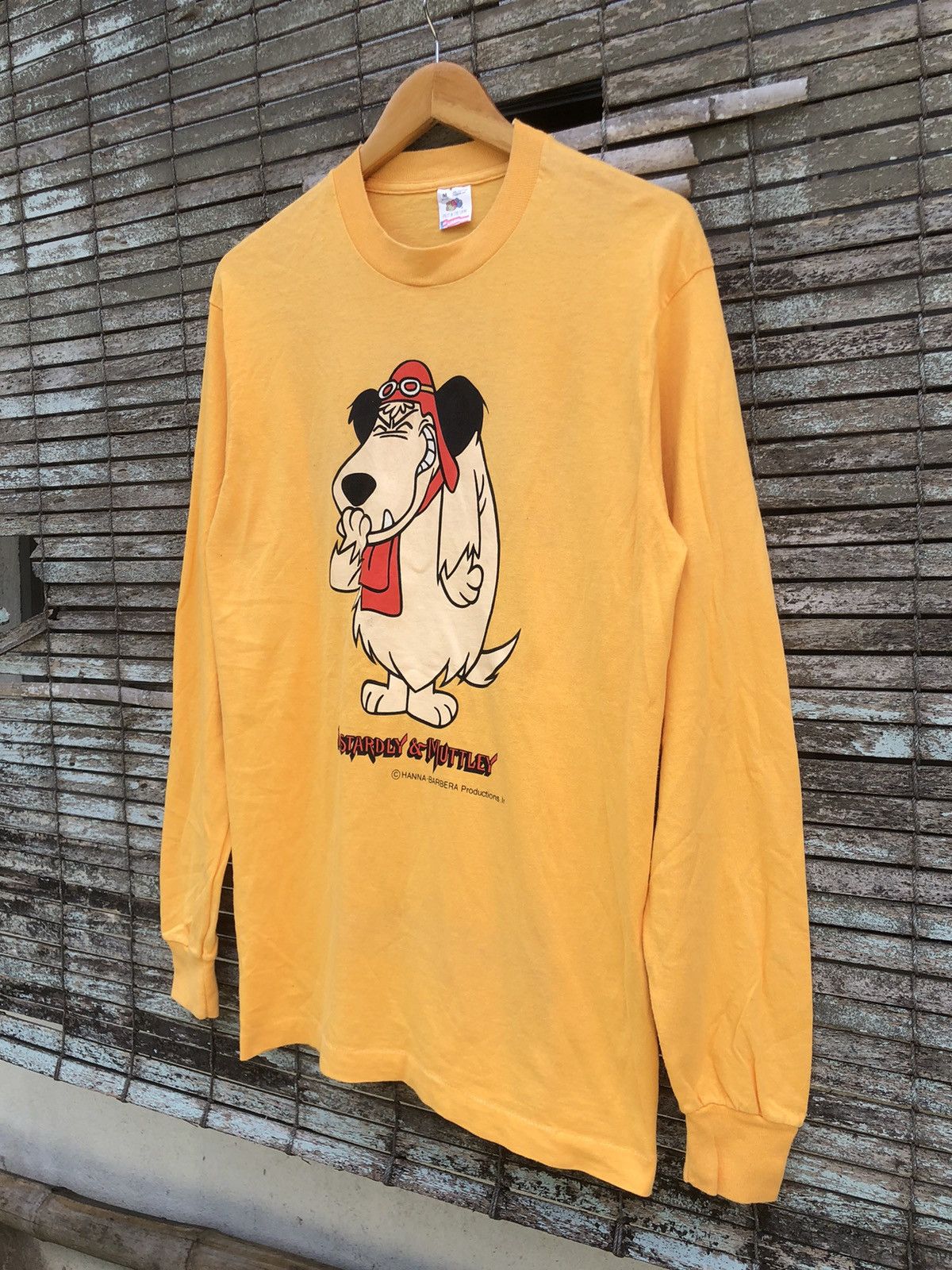Vintage Vintage 70s Dastardly & Muttley Cartoon Longsleeve Shirt Size US M / EU 48-50 / 2 - 2 Thumbnail