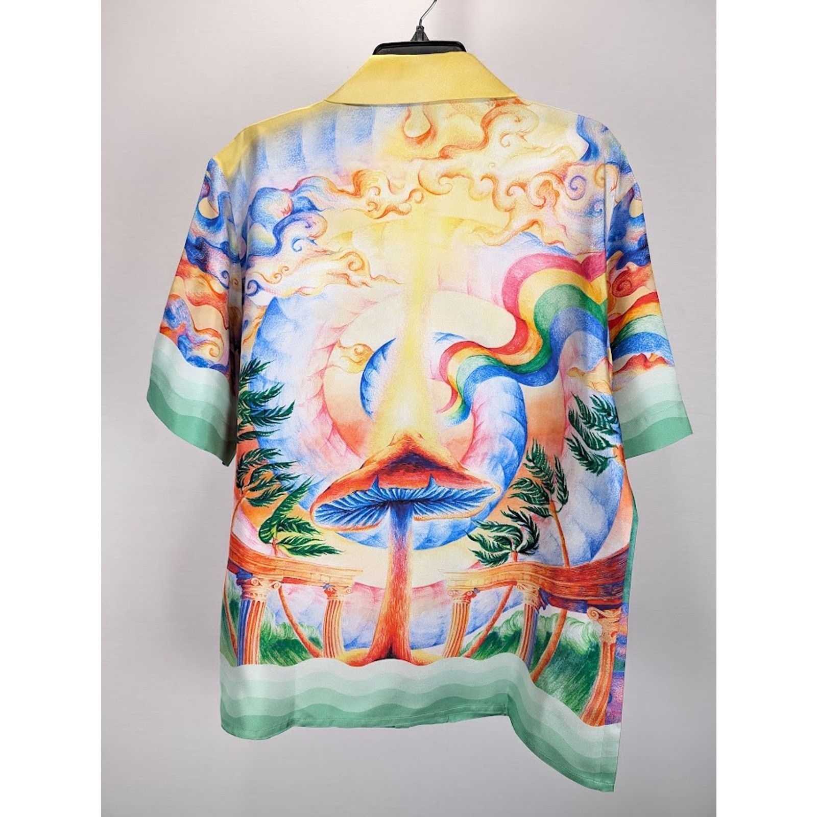Casablanca o1rshd1 DUP /Silk Twill Short Sleeve Collar Shirt Multicolor Size US S / EU 44-46 / 1 - 7 Thumbnail
