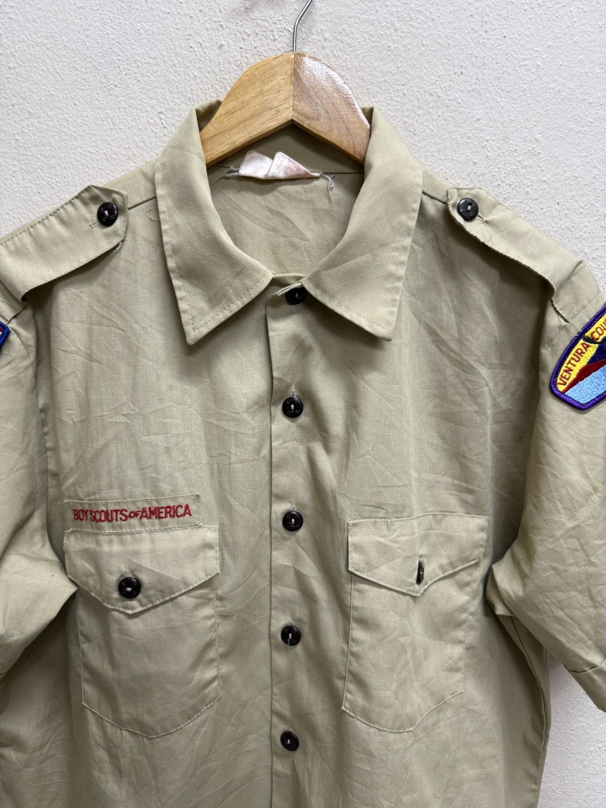 Vintage VINTAGE BOYSCOUT OF AMERICA UNIFORM SHIRT Size US L / EU 52-54 / 3 - 13 Thumbnail