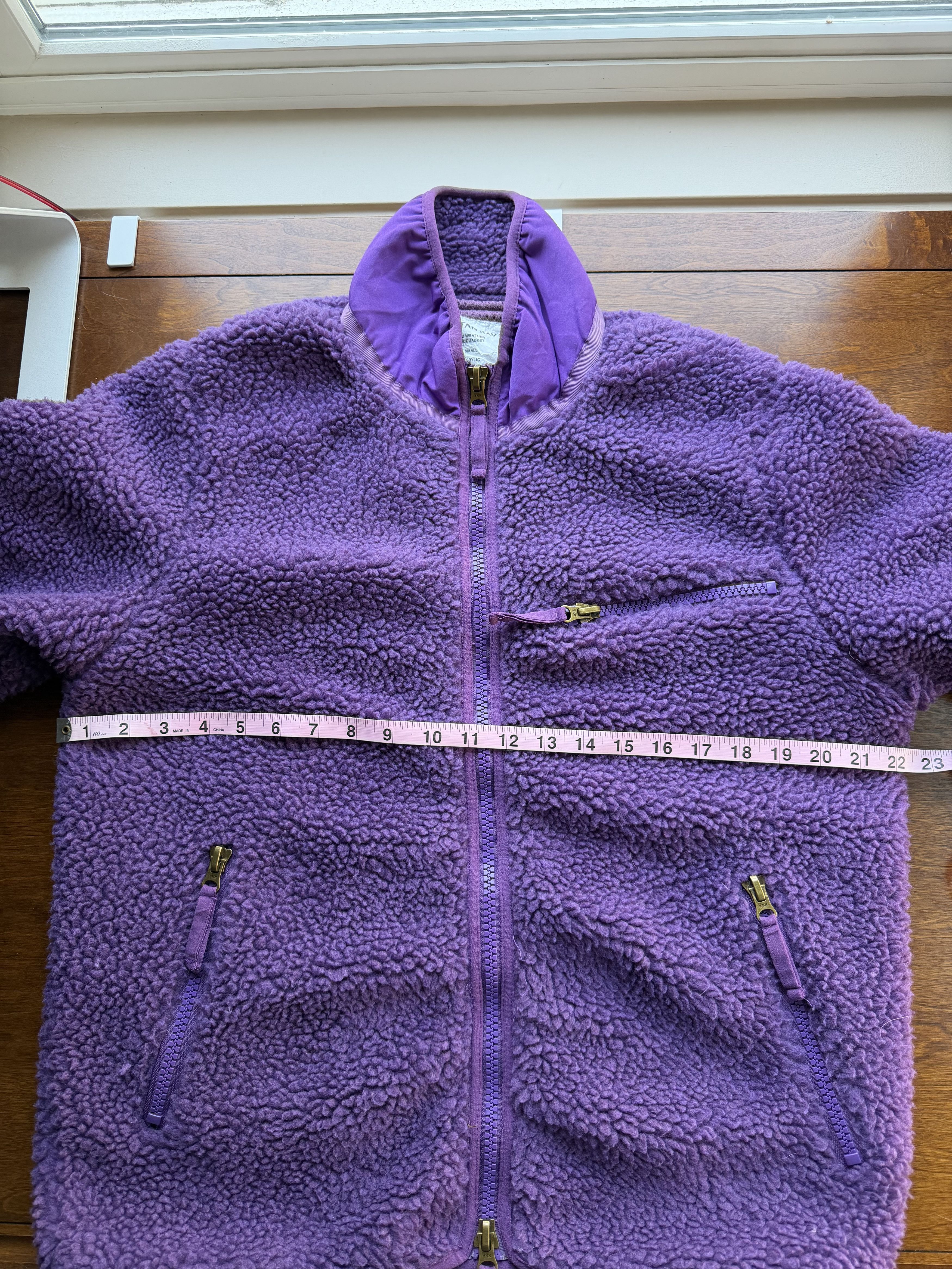 Stan Ray Stan Ray High Pile Fleece Zip-up Jacket in Purple Size Small Size US S / EU 44-46 / 1 - 9 Thumbnail