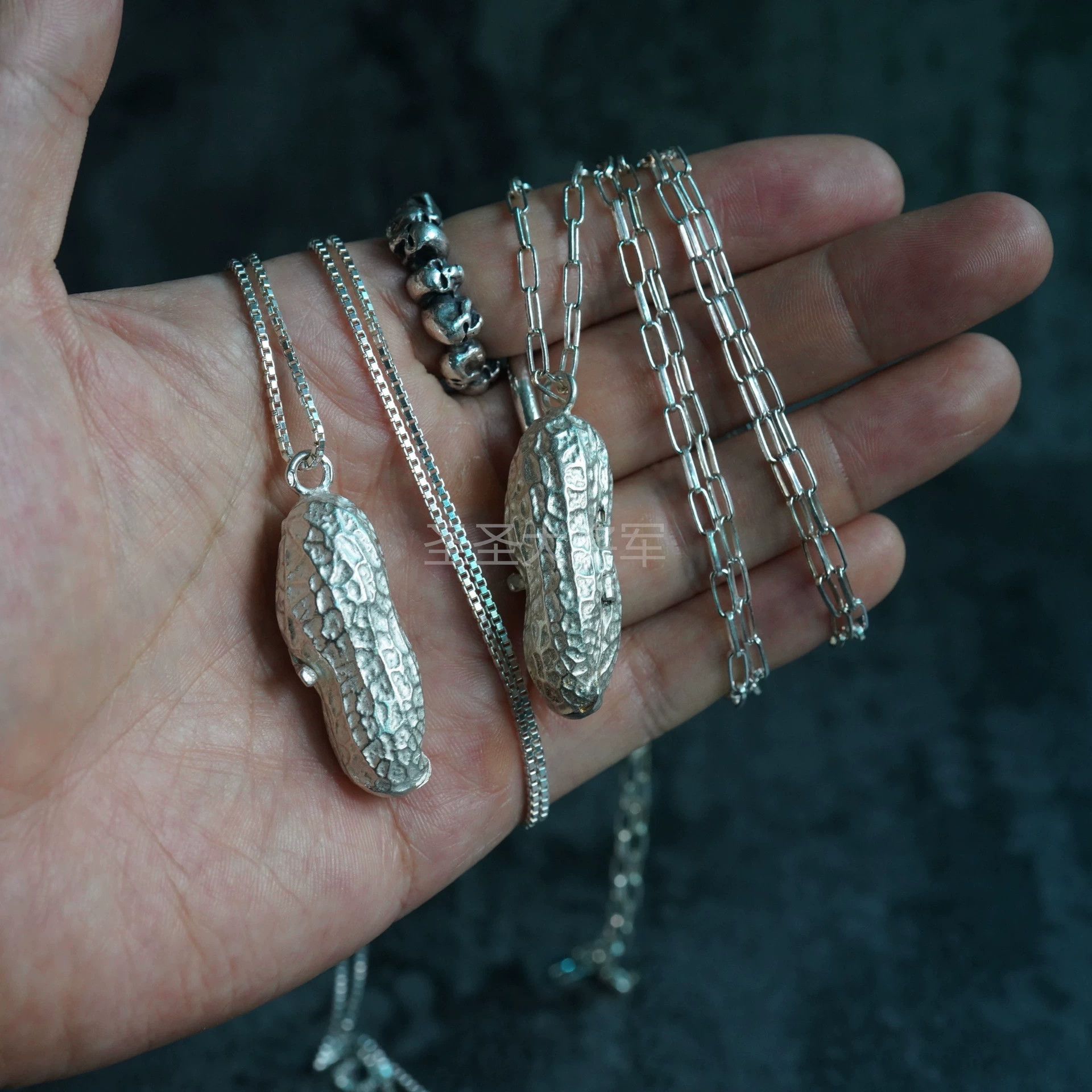 Ma+ M.A+ Maurizio Amadei 925 Peanut Necklace 100cm T/80cm Th NA Size ONE SIZE - 3 Thumbnail