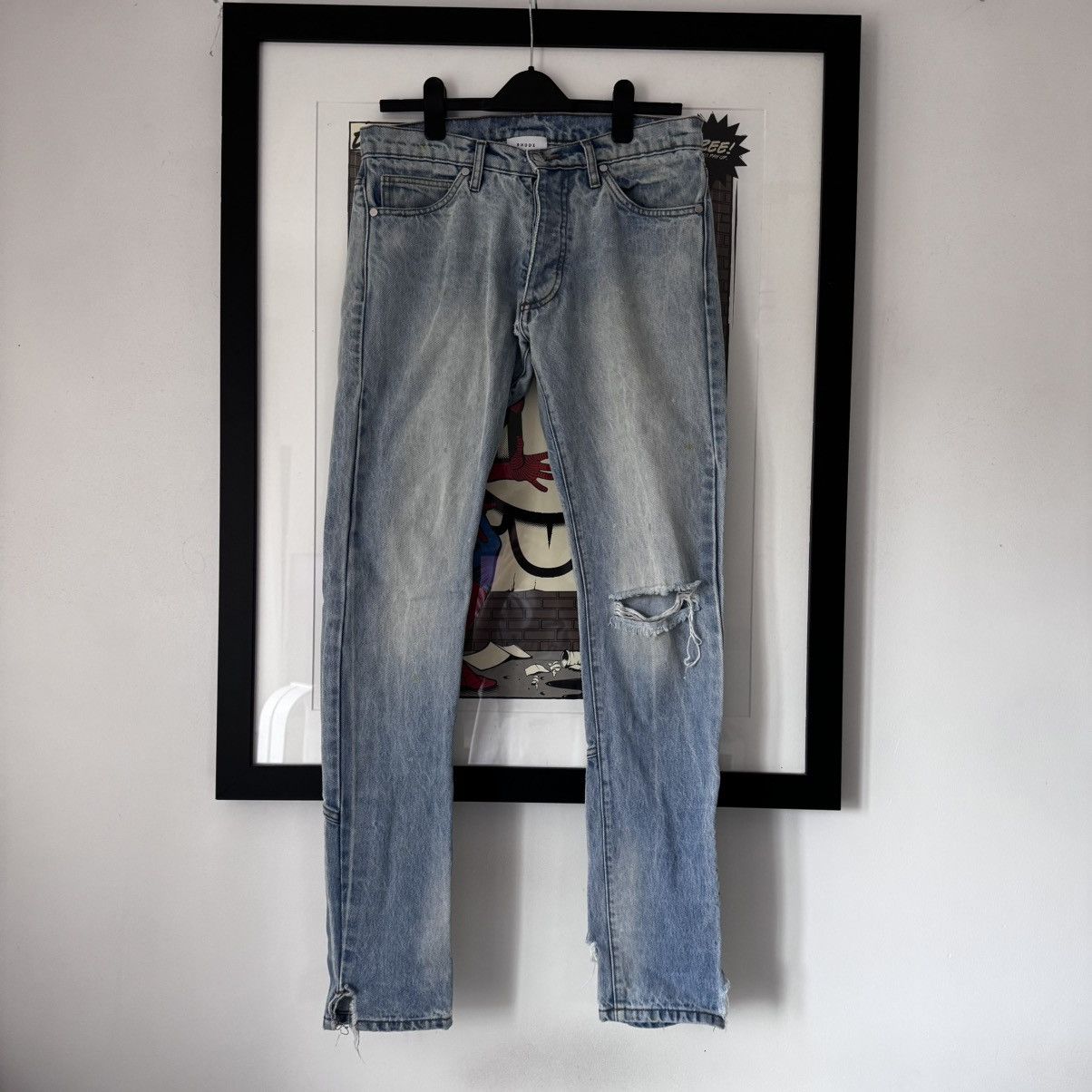 Rhude Rhude Paint Splatter Jeans Size US 30 / EU 46 - 1 Thumbnail