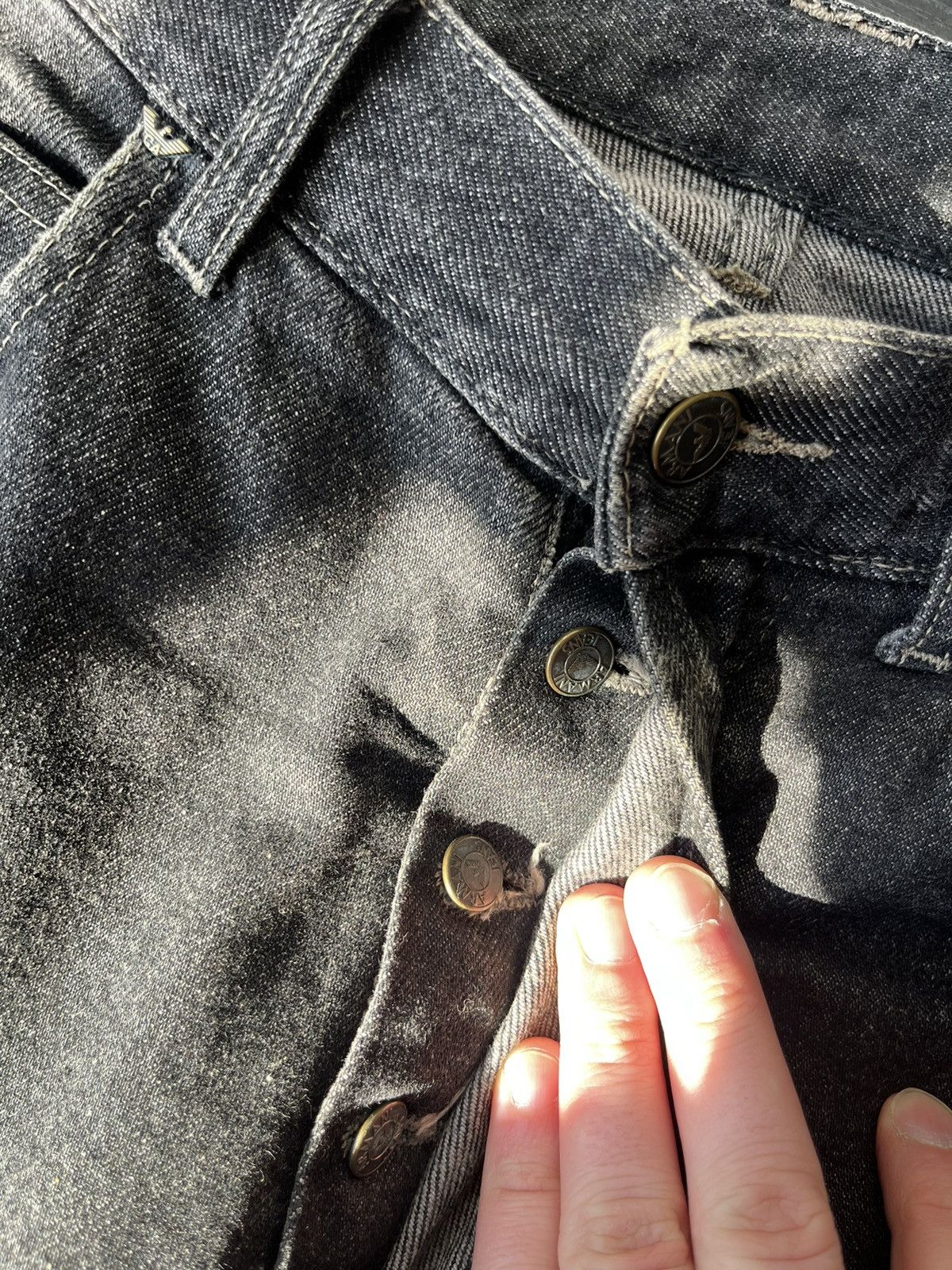 Armani × Vintage Armani denim vintage Size US 30 / EU 46 - 16 Thumbnail