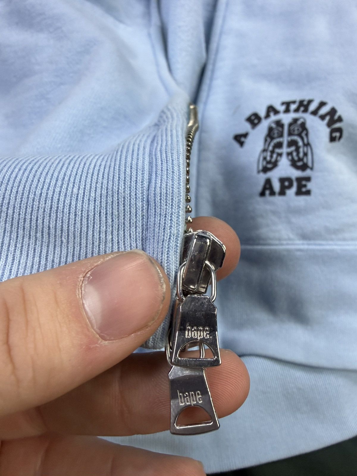 Bape Bathing Ape light blue Size Large Size US L / EU 52-54 / 3 - 17 Thumbnail