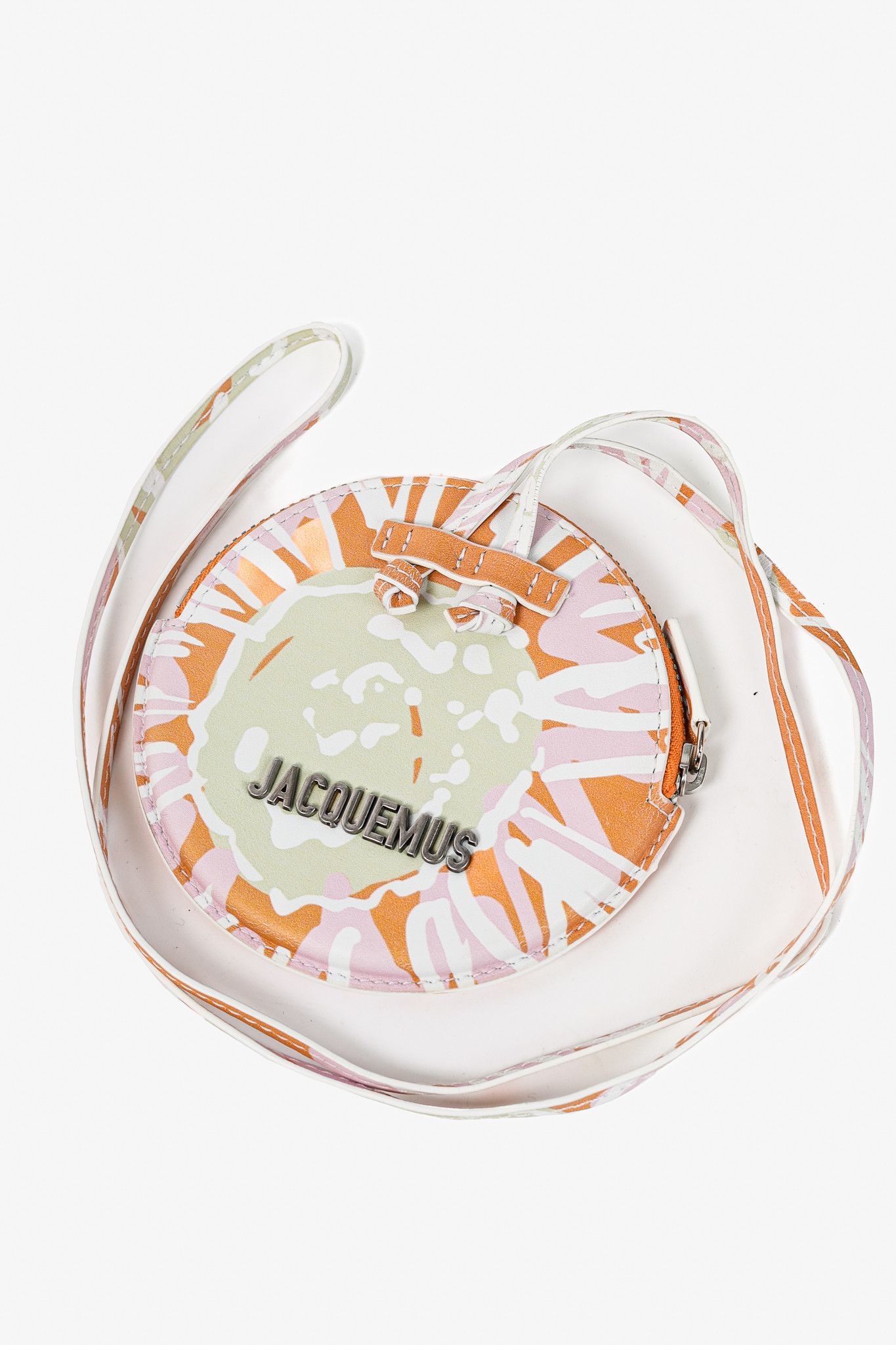 Jacquemus Jacquemus Le Pitchou Orange Flowers Leather Wallet Size ONE SIZE - 1 Thumbnail